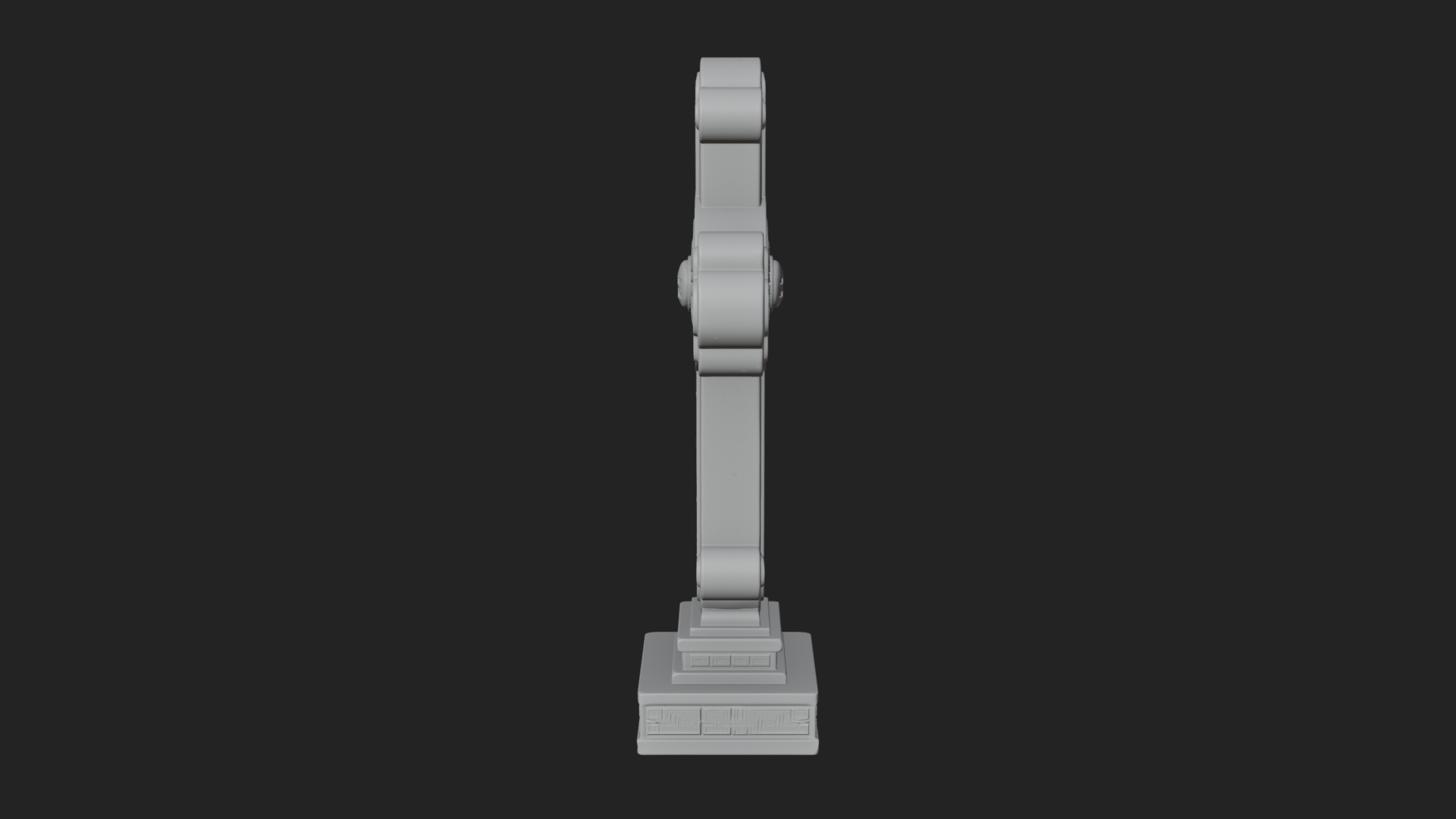 Carved Relief Wall Cross Design 422 3D Print Model 3D Model
