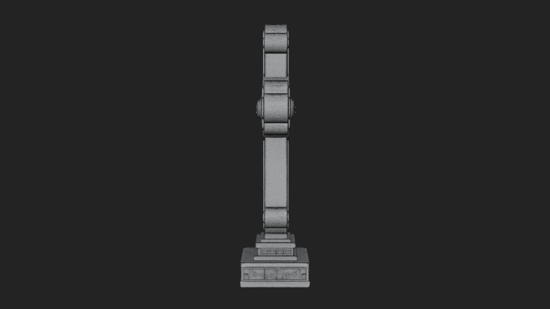 Carved Relief Wall Cross Design 422 3D Print Model 3D Model