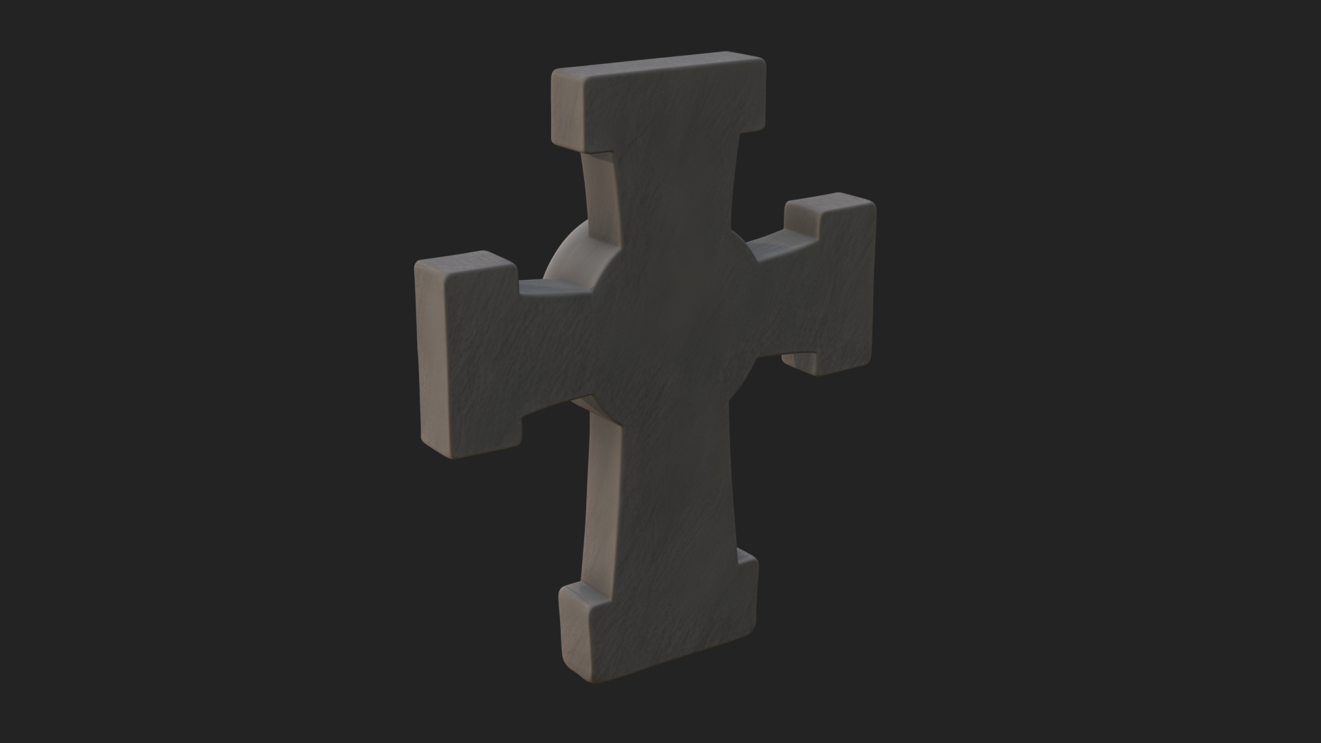 Carved Relief Wall Cross Design 425 3D Print Model 3D Model