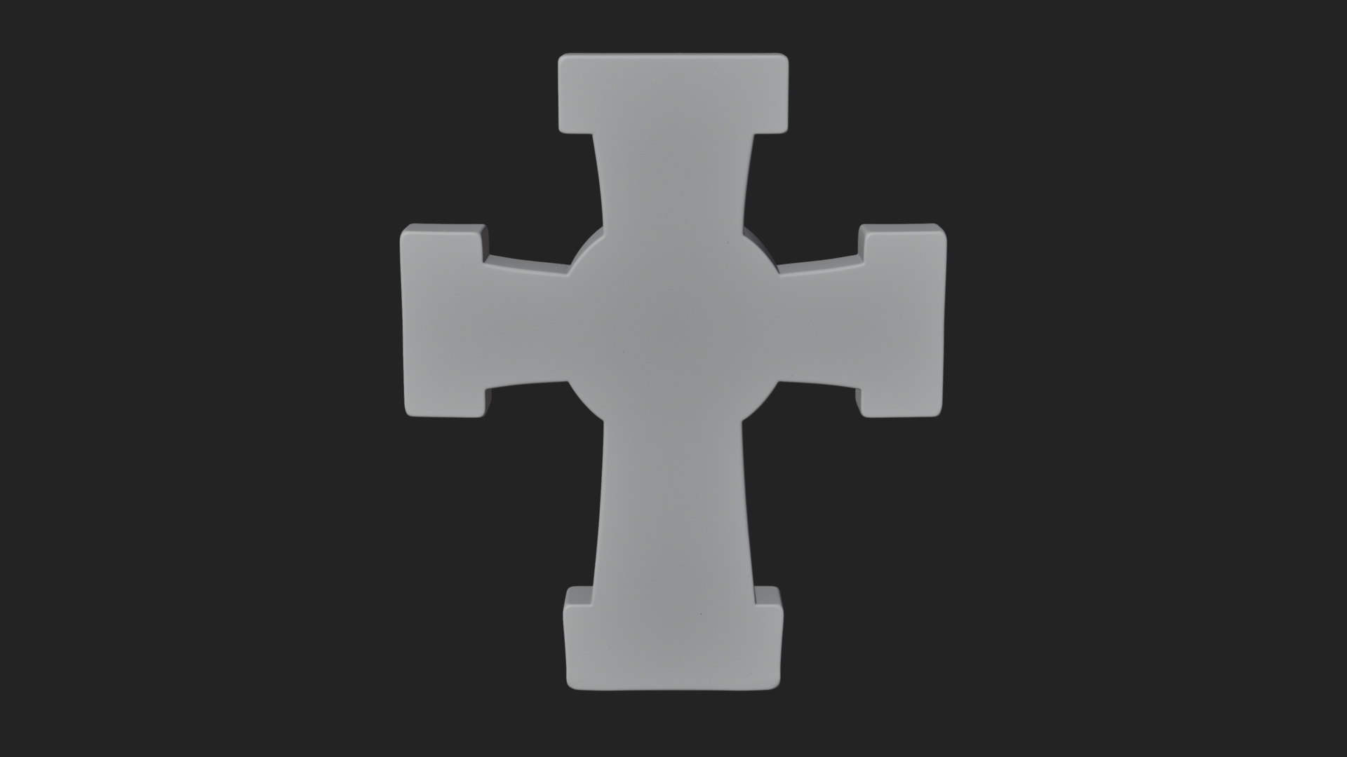 Carved Relief Wall Cross Design 425 3D Print Model 3D Model