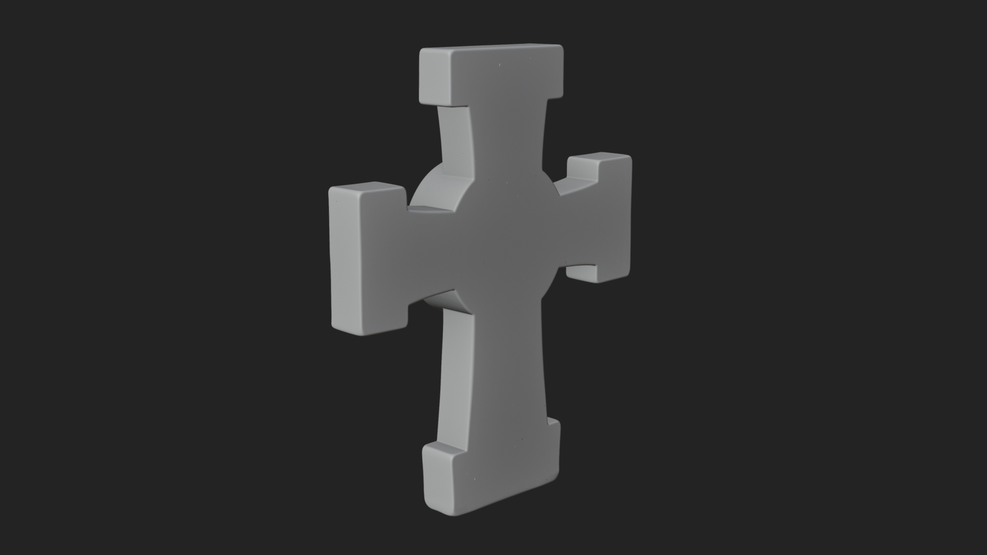 Carved Relief Wall Cross Design 425 3D Print Model 3D Model