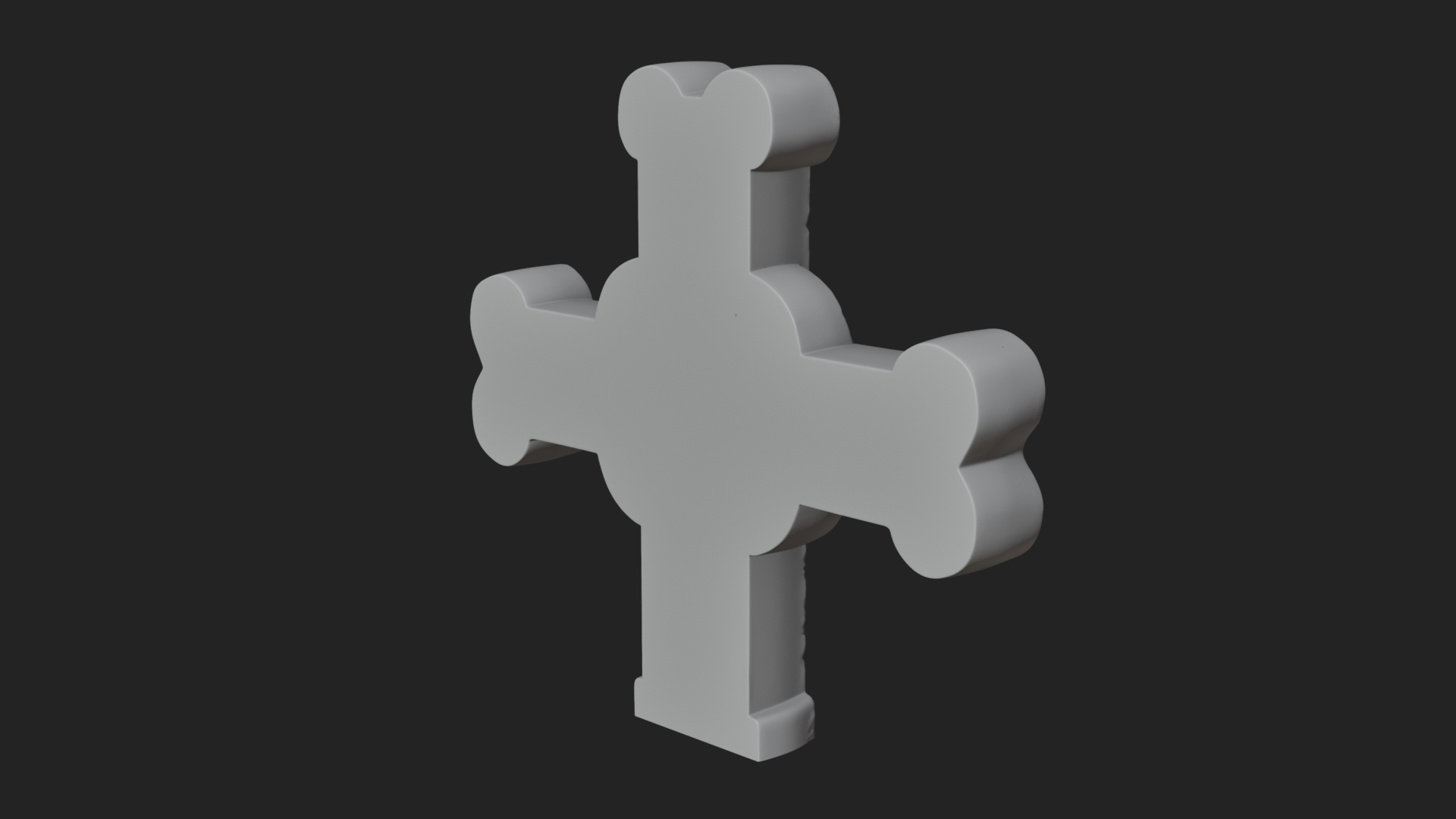 Carved Relief Wall Cross Design 427 3D Print Model 3D Model