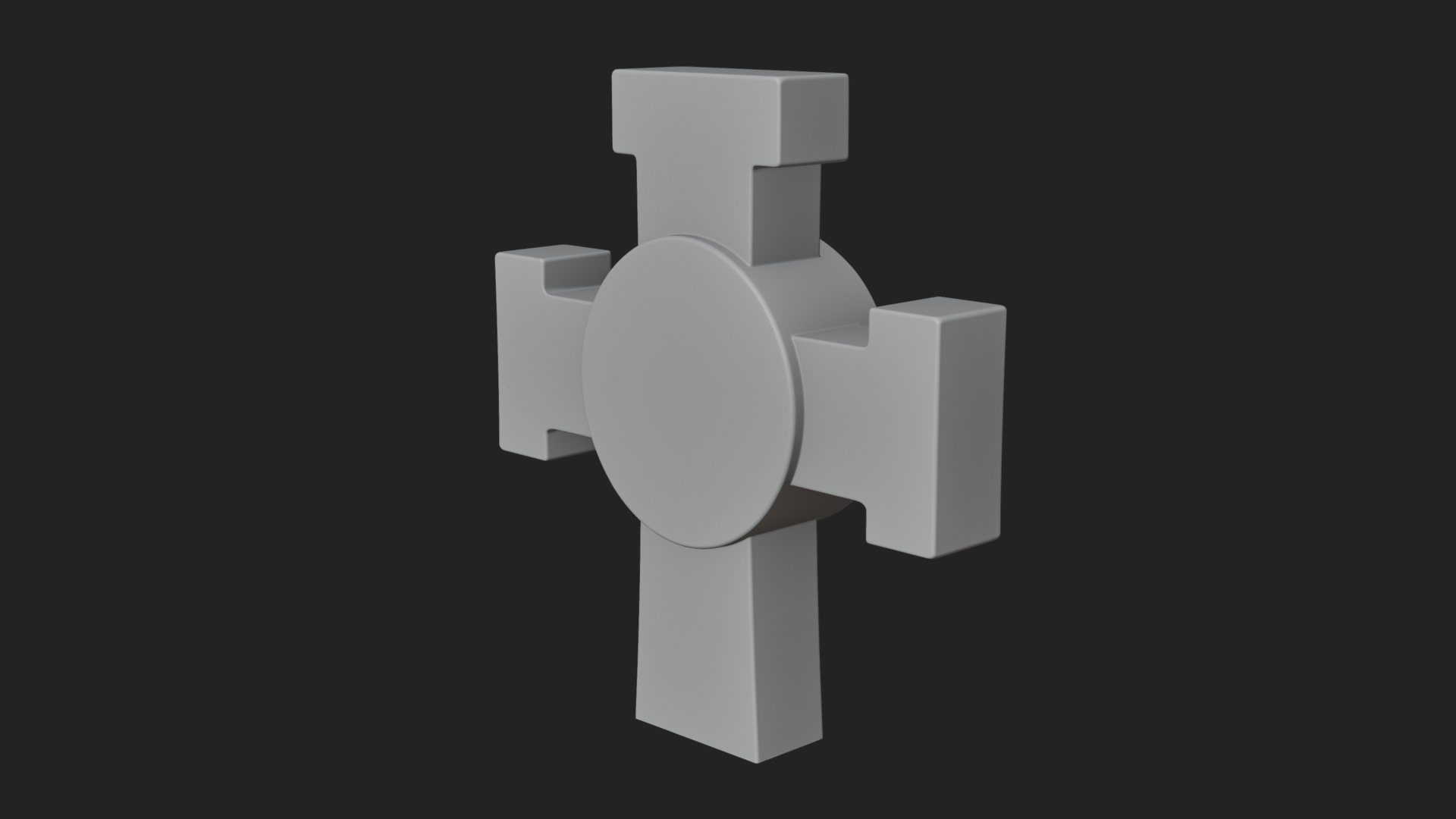 Carved Relief Wall Cross Design 428 3D Print Model 3D Model
