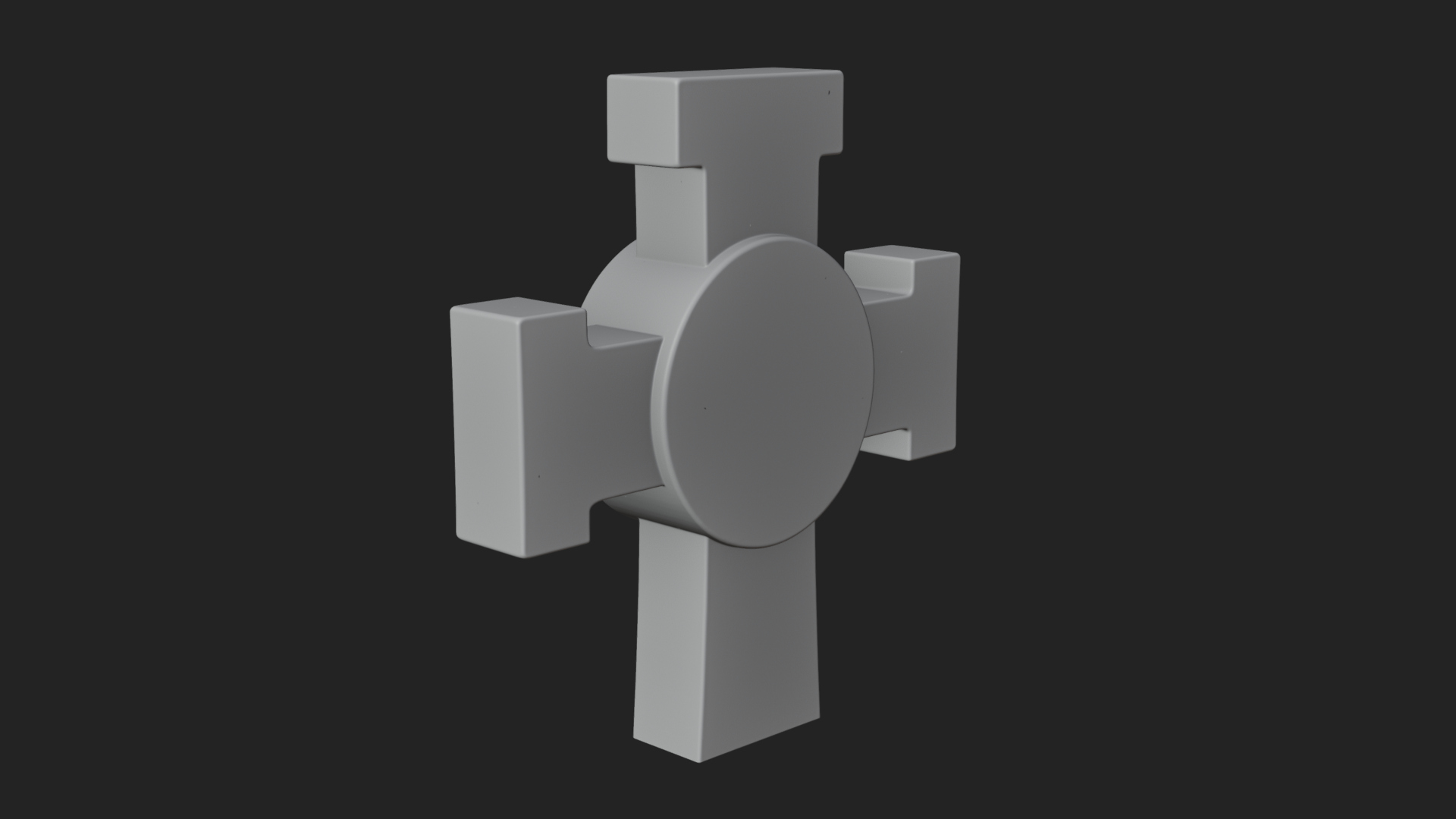 Carved Relief Wall Cross Design 428 3D Print Model 3D Model