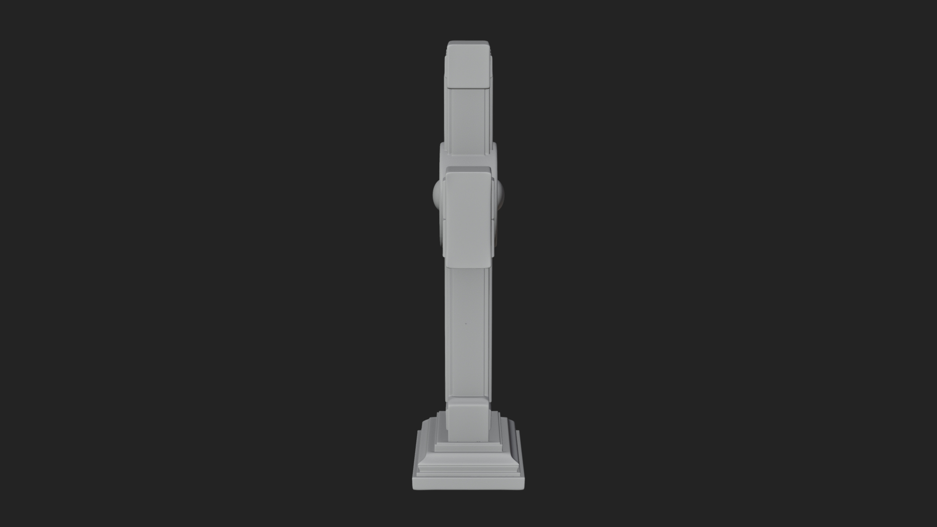 Carved Relief Wall Cross Design 429 3D Print Model 3D Model