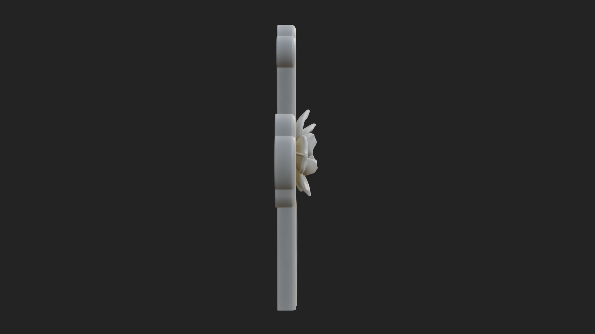 Carved Relief Wall Cross Design 43 3D Print Model 3D Model