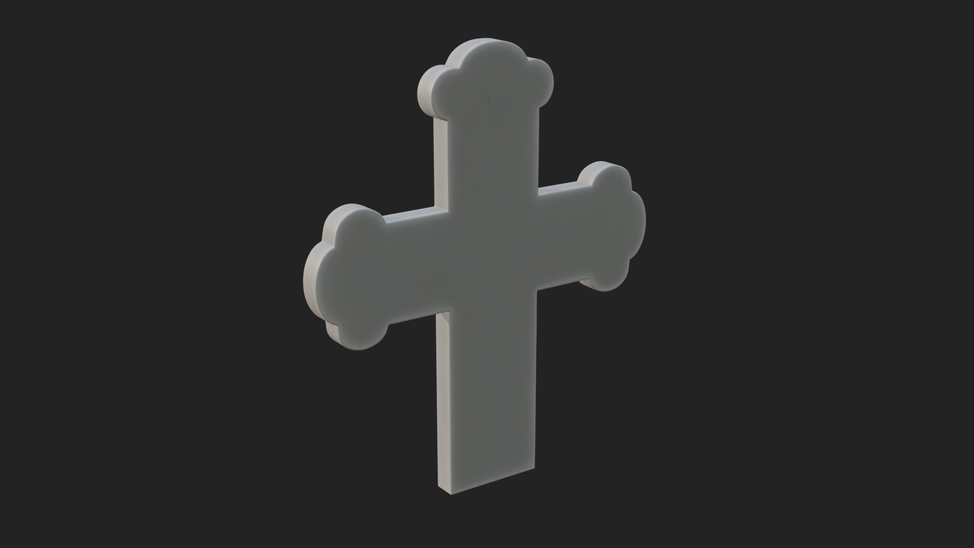 Carved Relief Wall Cross Design 43 3D Print Model 3D Model