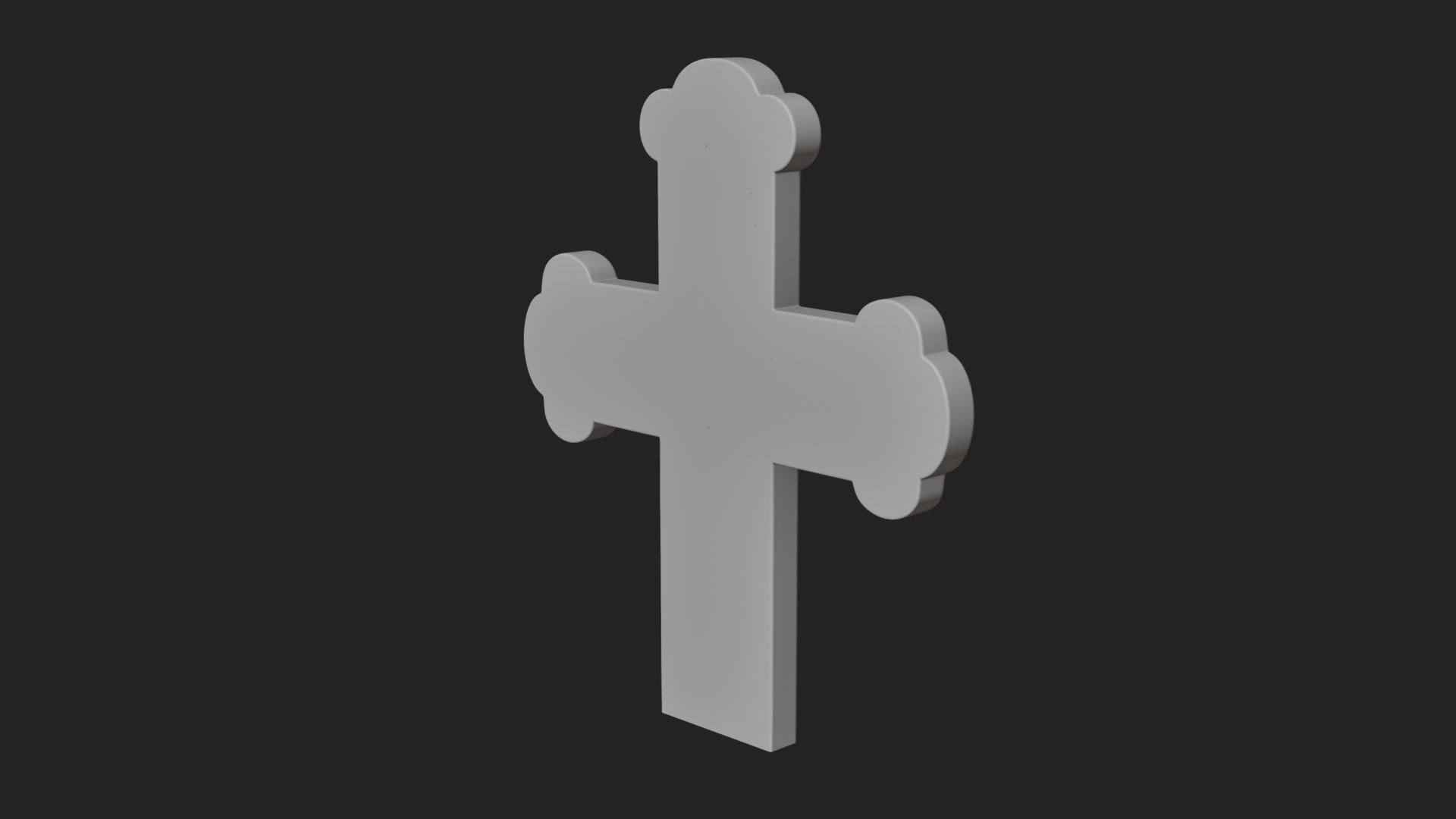 Carved Relief Wall Cross Design 43 3D Print Model 3D Model