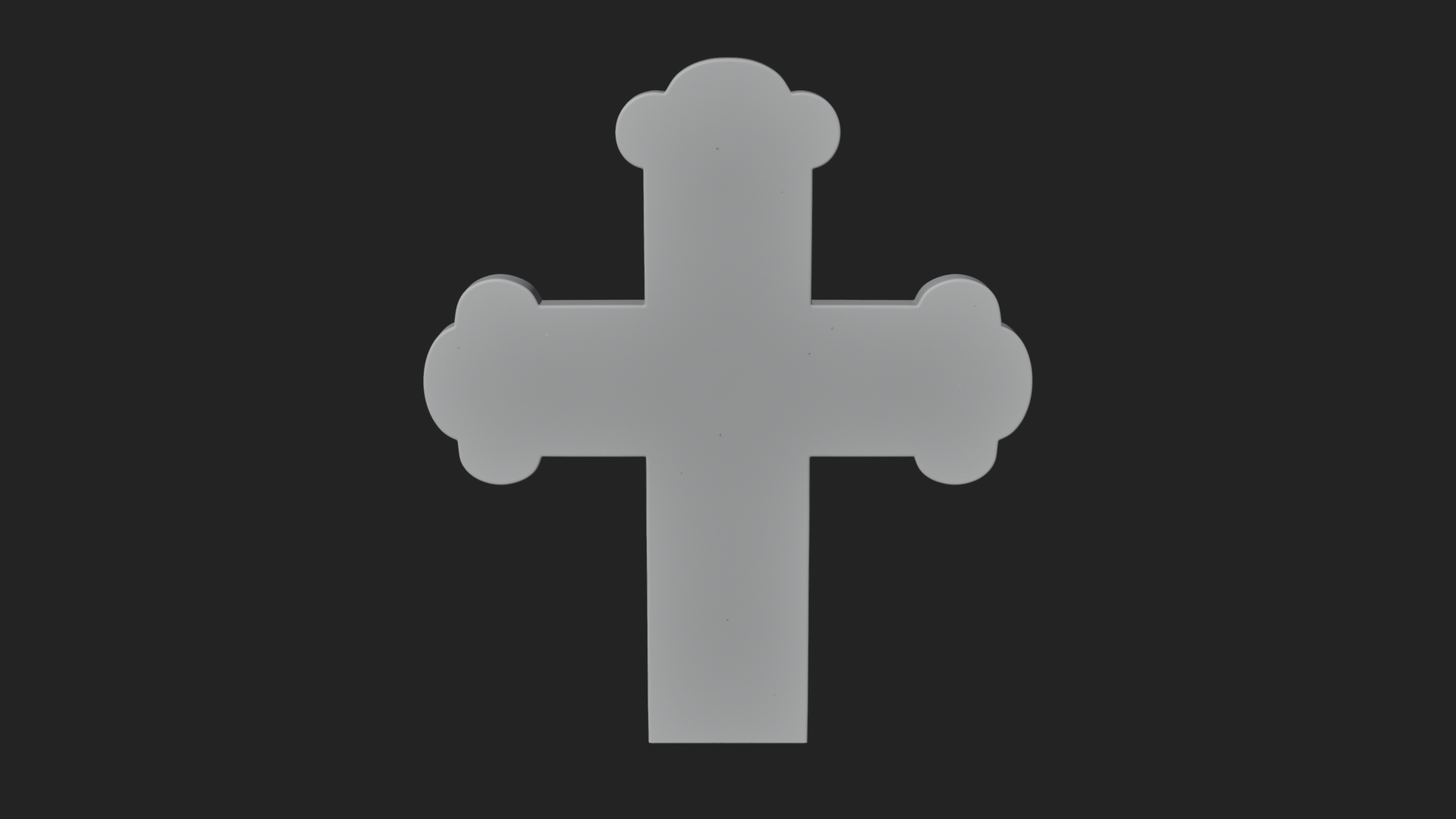 Carved Relief Wall Cross Design 43 3D Print Model 3D Model