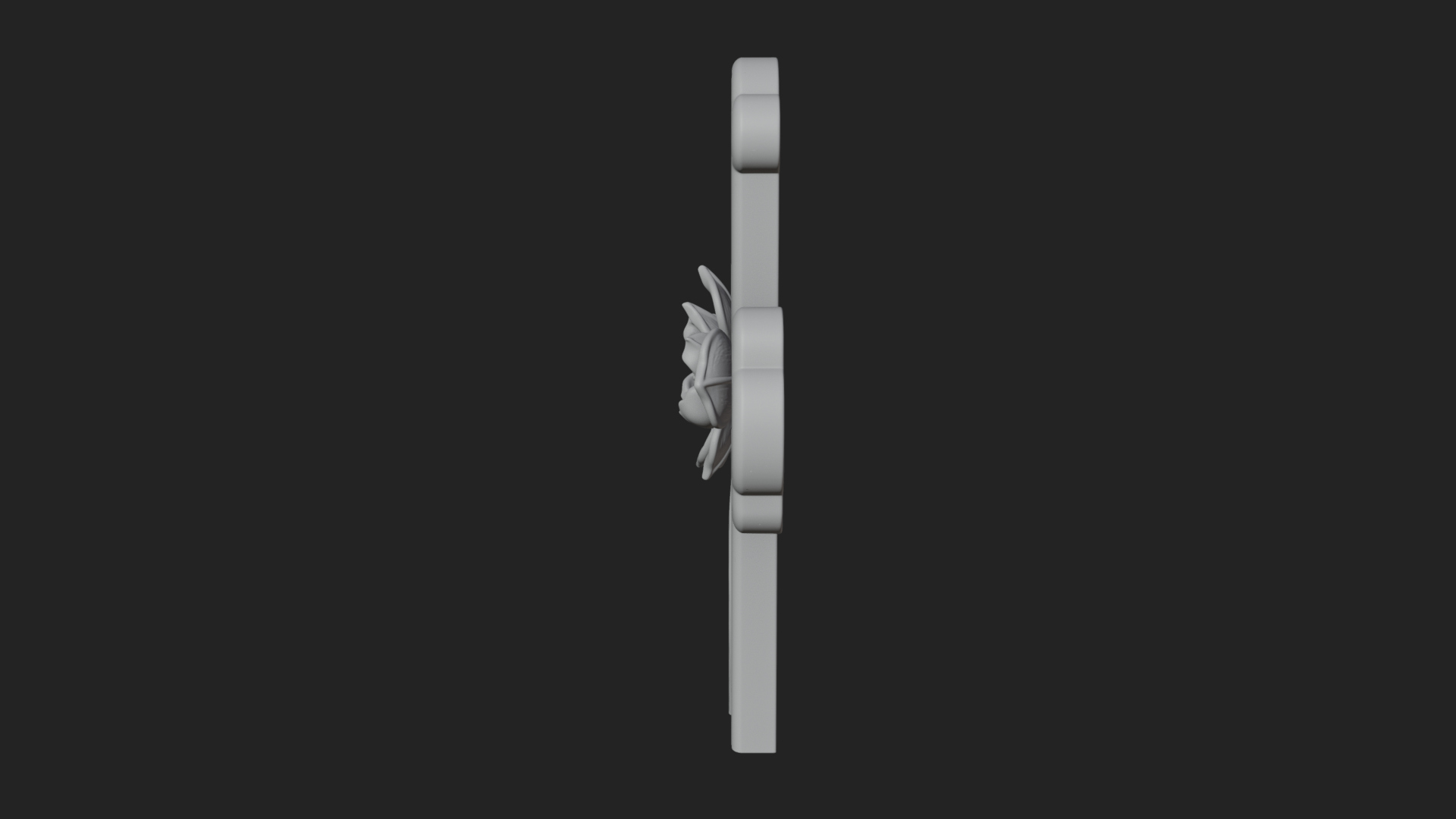 Carved Relief Wall Cross Design 43 3D Print Model 3D Model