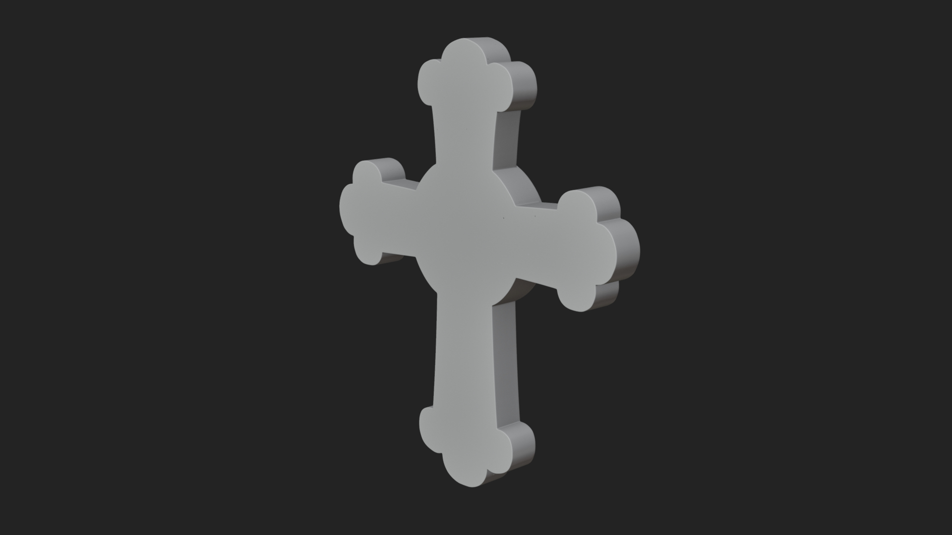 Carved Relief Wall Cross Design 430 3D Print Model 3D Model