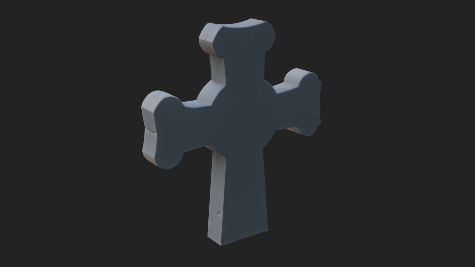 Carved Relief Wall Cross Design 432 3D Print Model 3D Model
