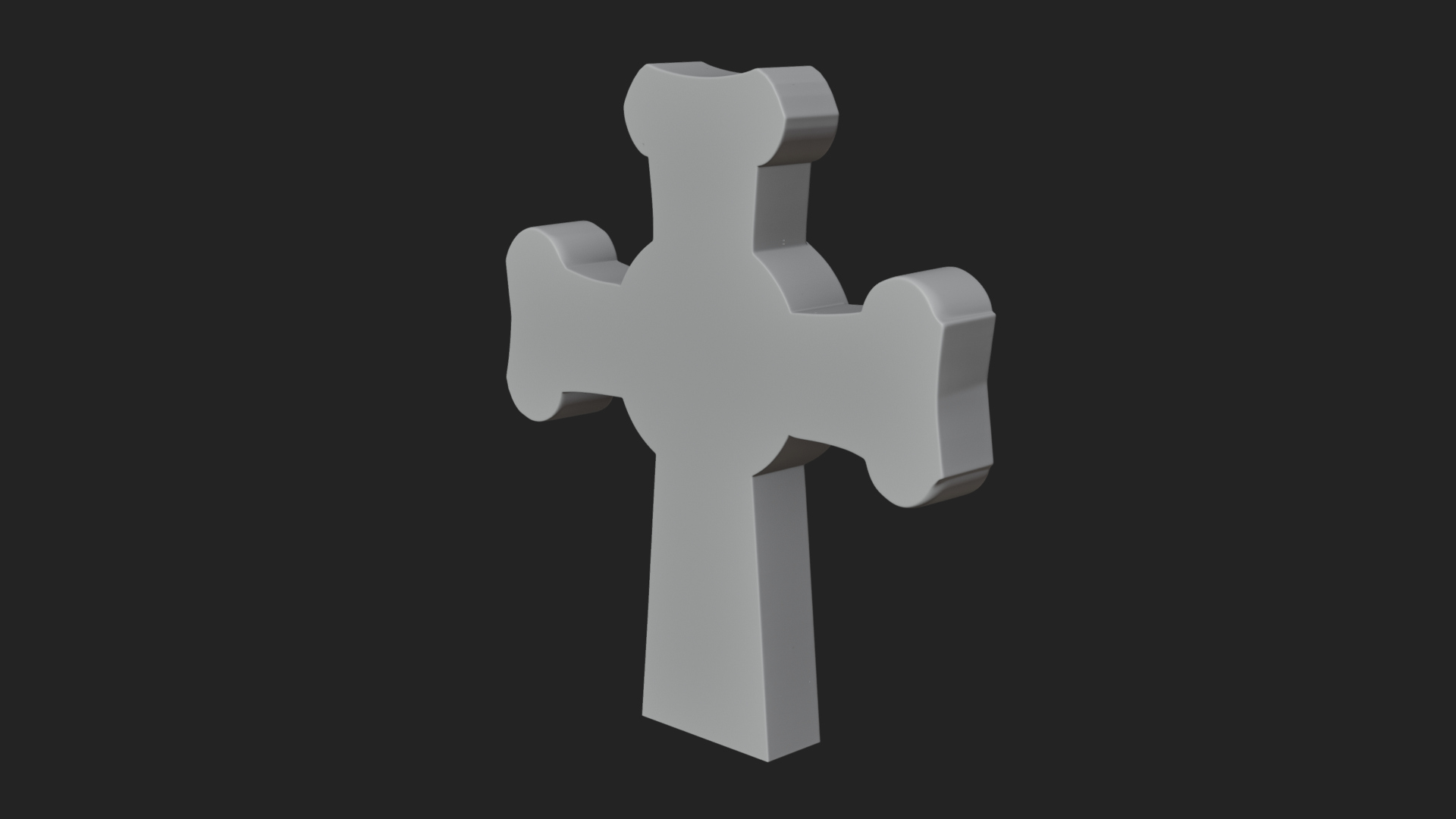 Carved Relief Wall Cross Design 432 3D Print Model 3D Model