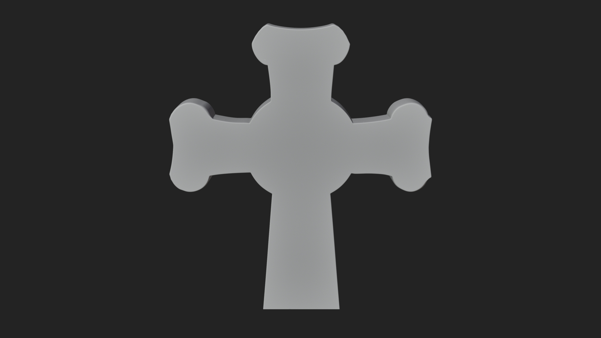 Carved Relief Wall Cross Design 432 3D Print Model 3D Model