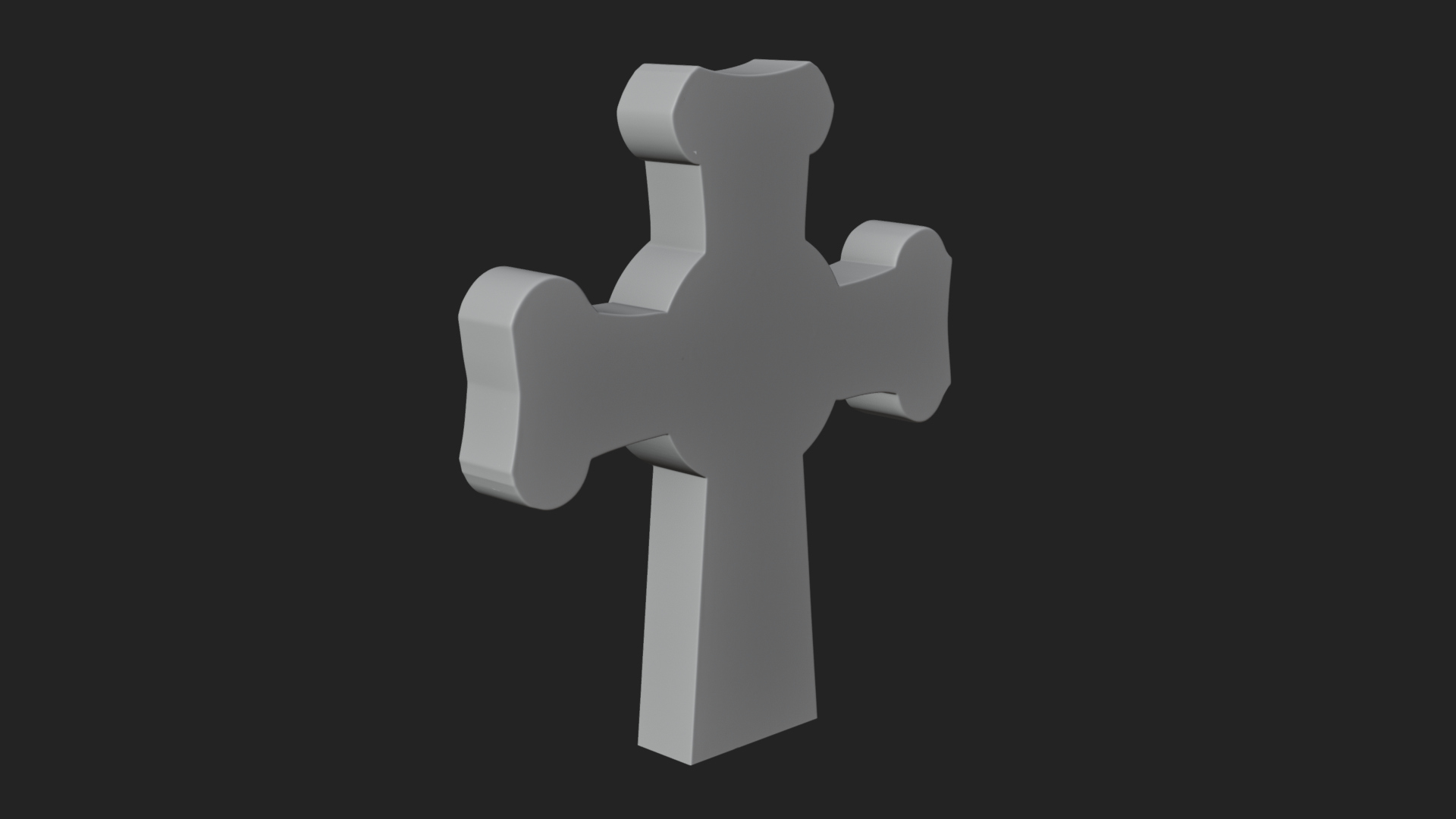 Carved Relief Wall Cross Design 432 3D Print Model 3D Model