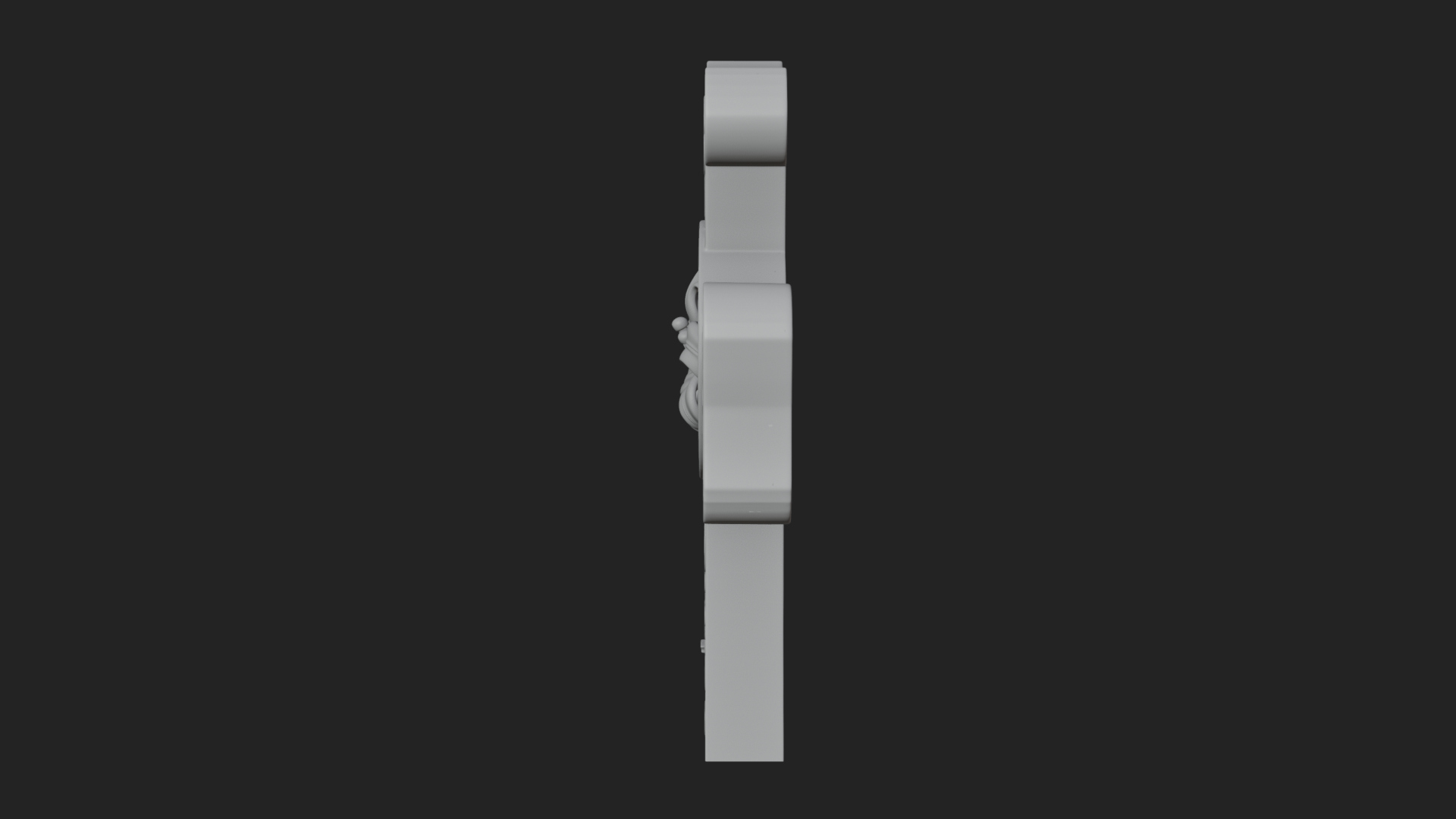 Carved Relief Wall Cross Design 432 3D Print Model 3D Model