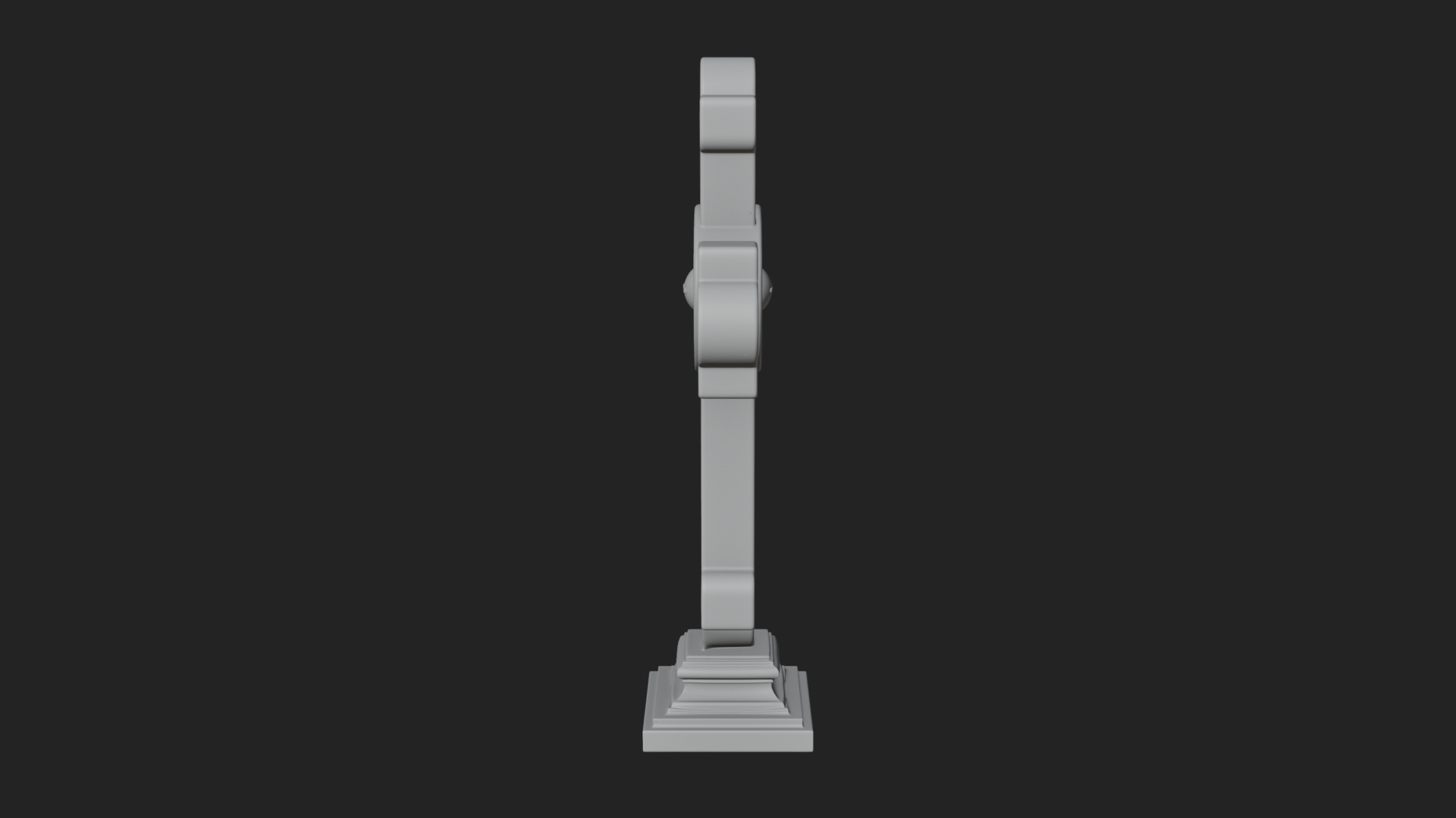 Carved Relief Wall Cross Design 434 3D Print Model 3D Model