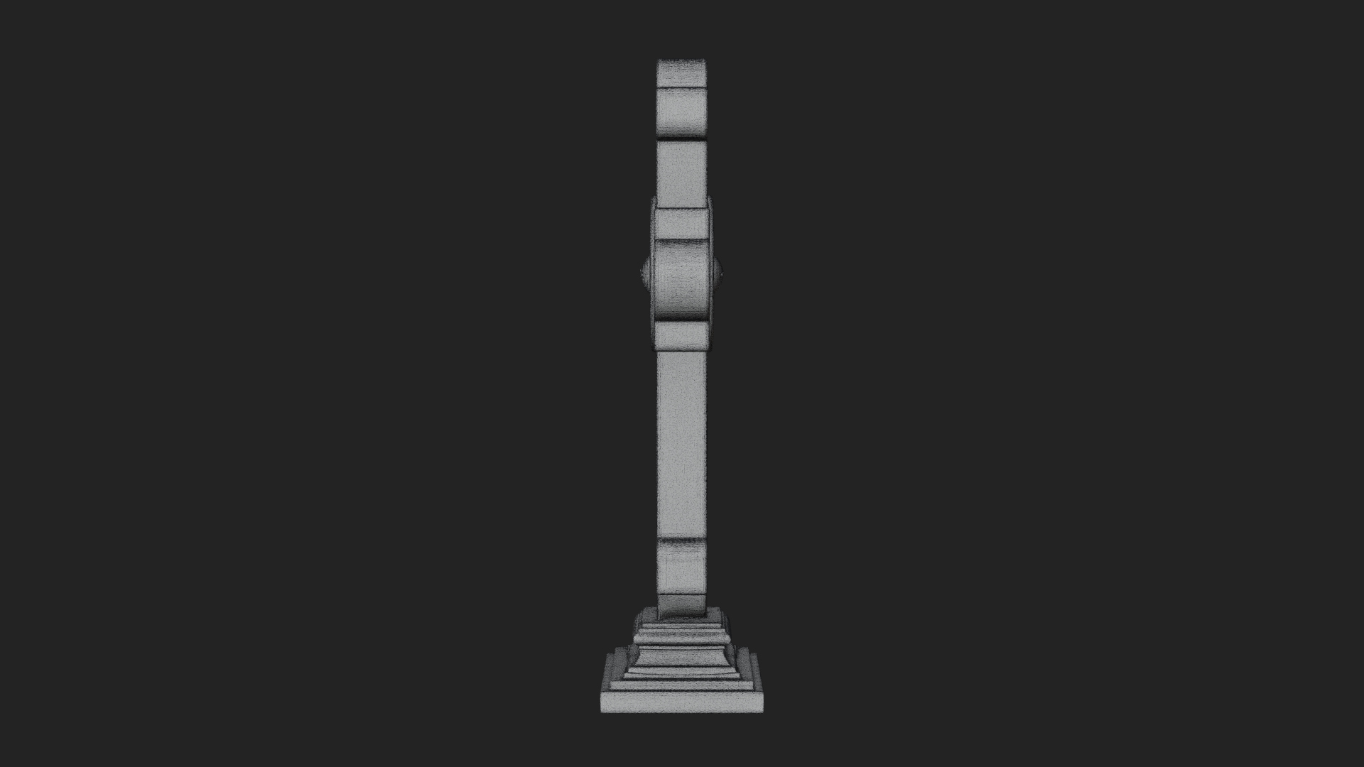 Carved Relief Wall Cross Design 434 3D Print Model 3D Model
