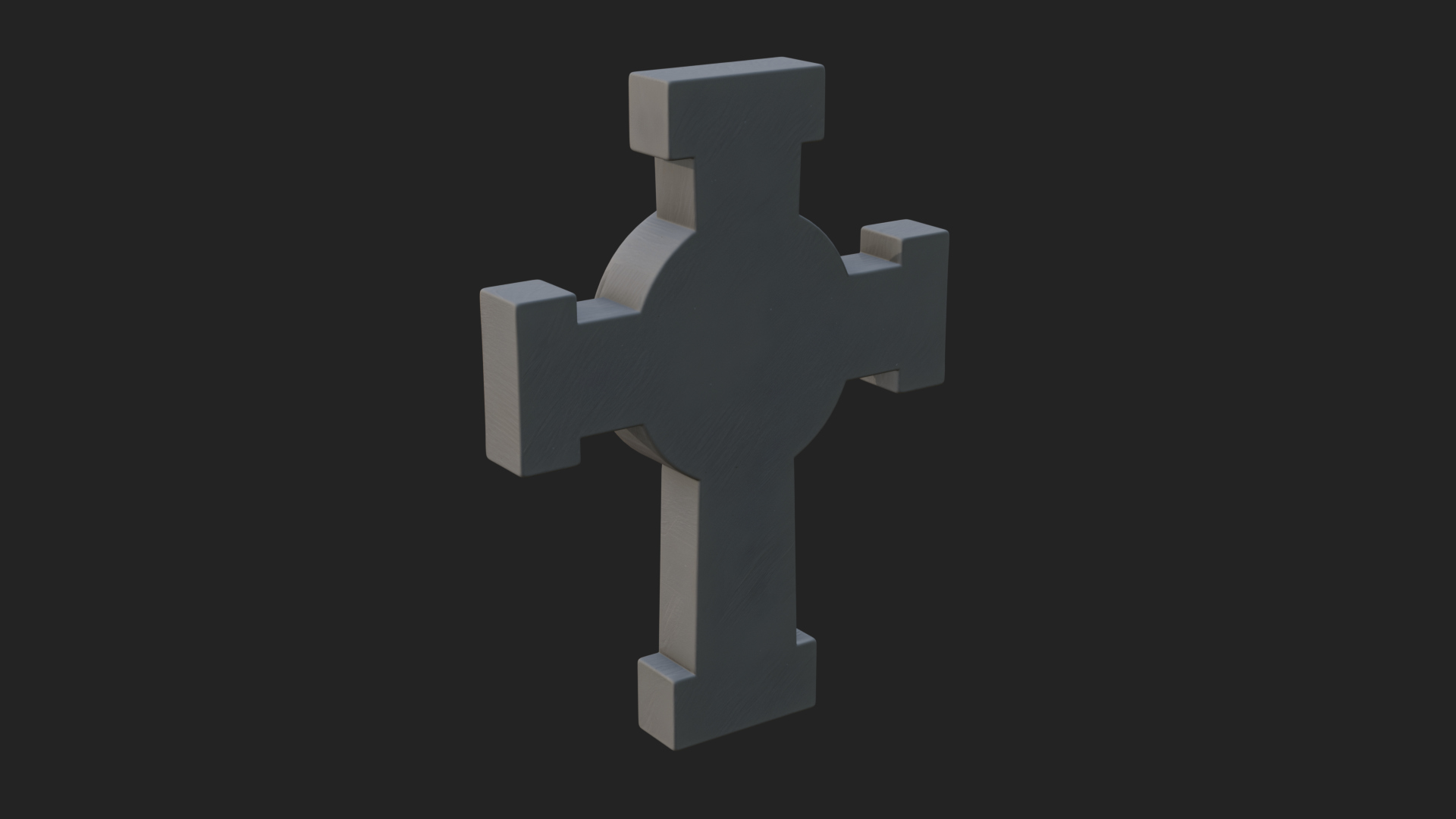 Carved Relief Wall Cross Design 435 3D Print Model 3D Model