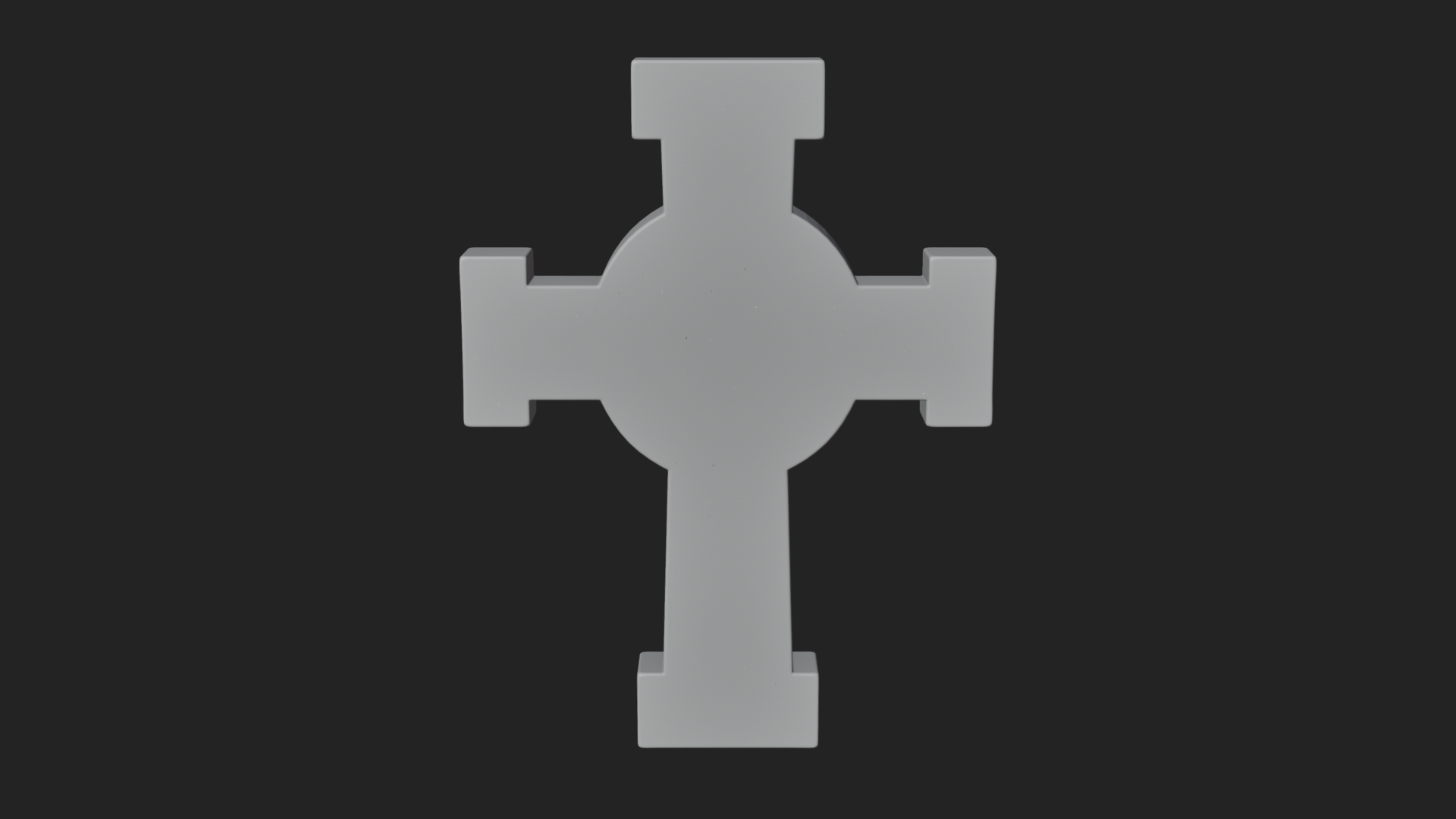 Carved Relief Wall Cross Design 435 3D Print Model 3D Model