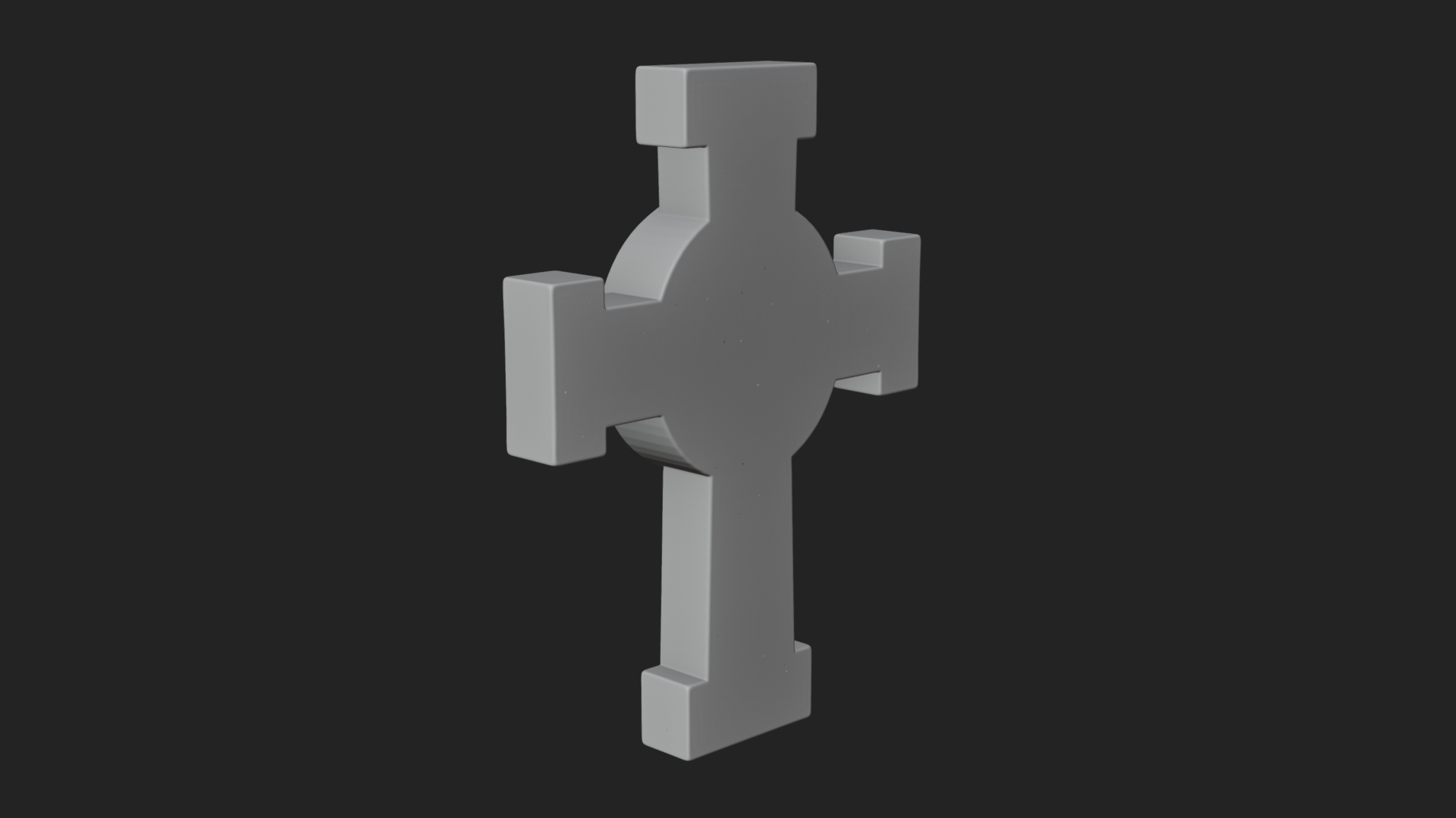 Carved Relief Wall Cross Design 435 3D Print Model 3D Model