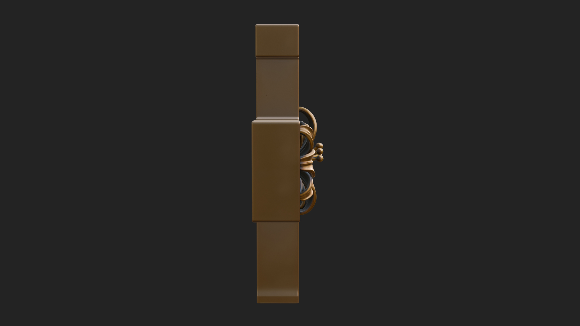 Carved Relief Wall Cross Design 437 3D Print Model 3D Model