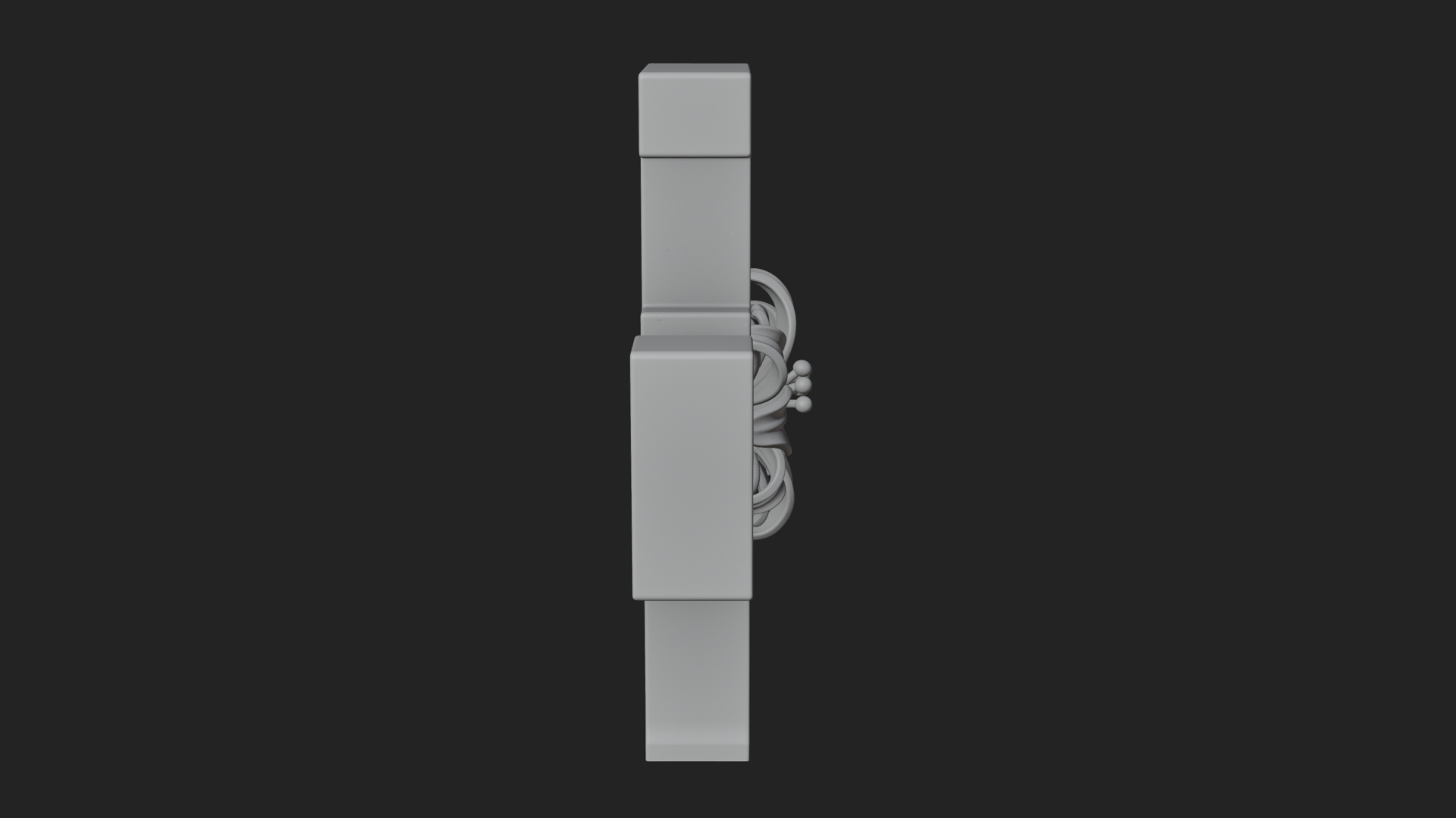 Carved Relief Wall Cross Design 437 3D Print Model 3D Model