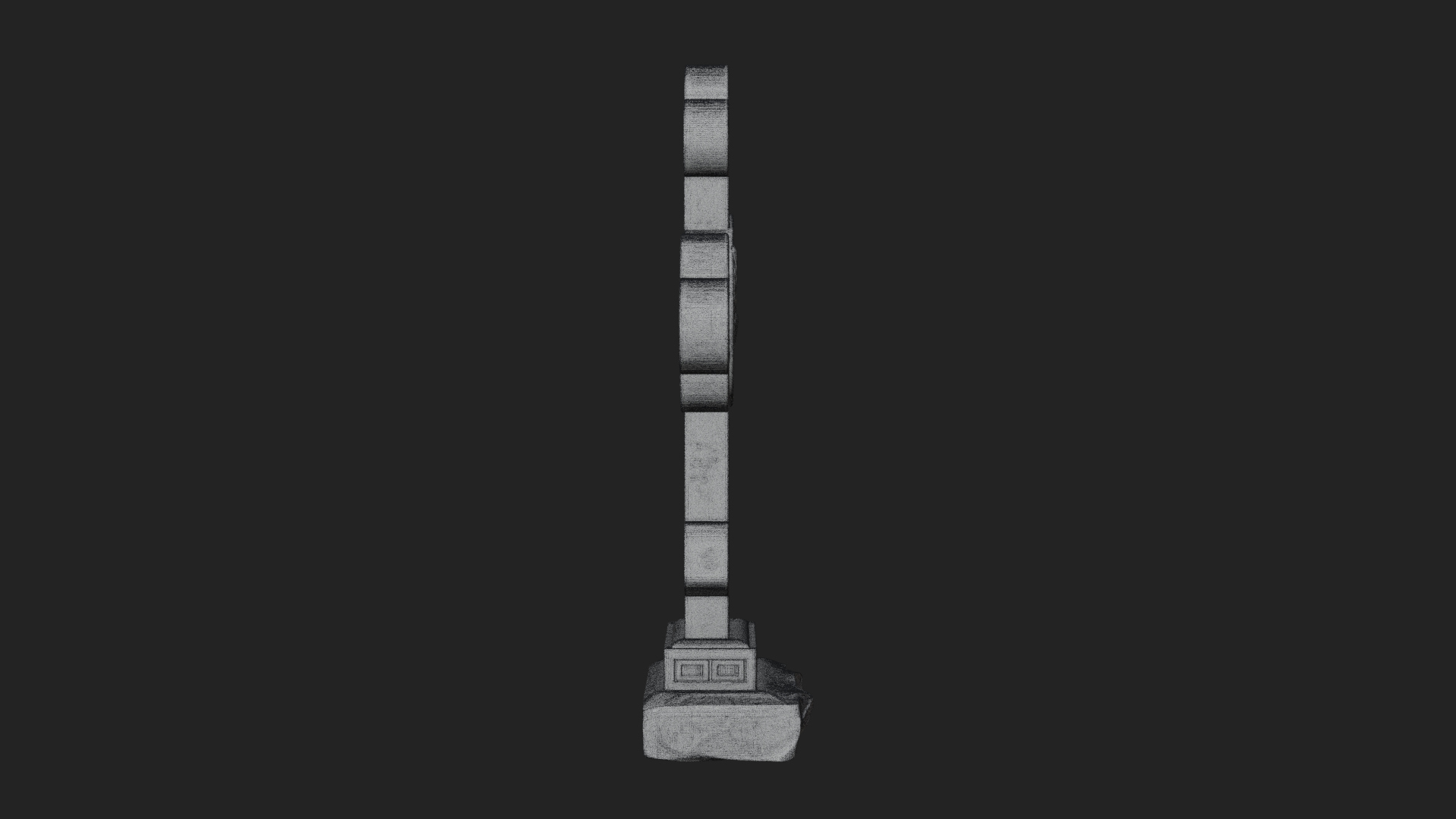 Carved Relief Wall Cross Design 442 3D Print Model 3D Model