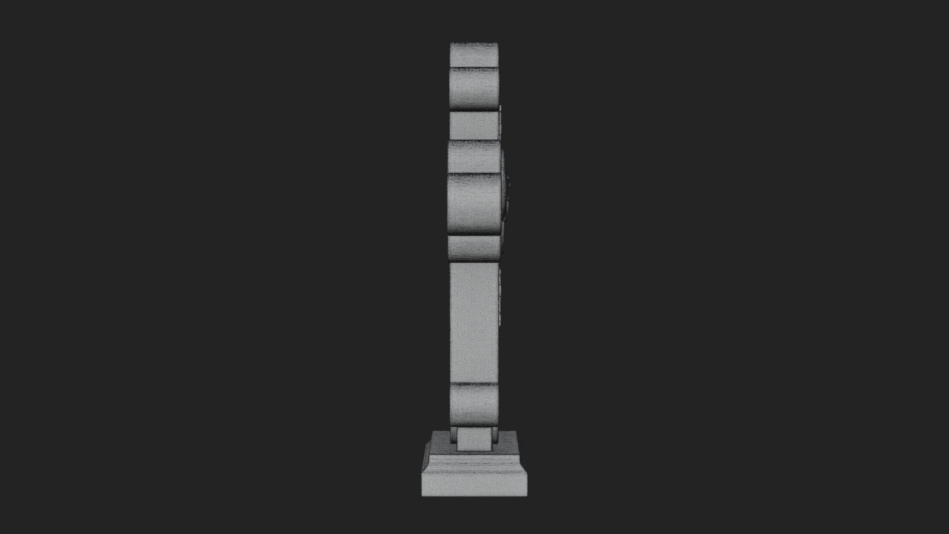 Carved Relief Wall Cross Design 444 3D Print Model 3D Model