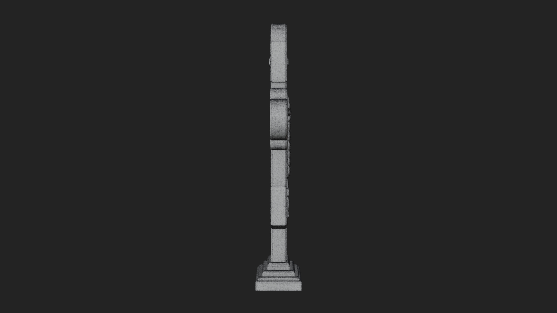 Carved Relief Wall Cross Design 447 3D Print Model 3D Model