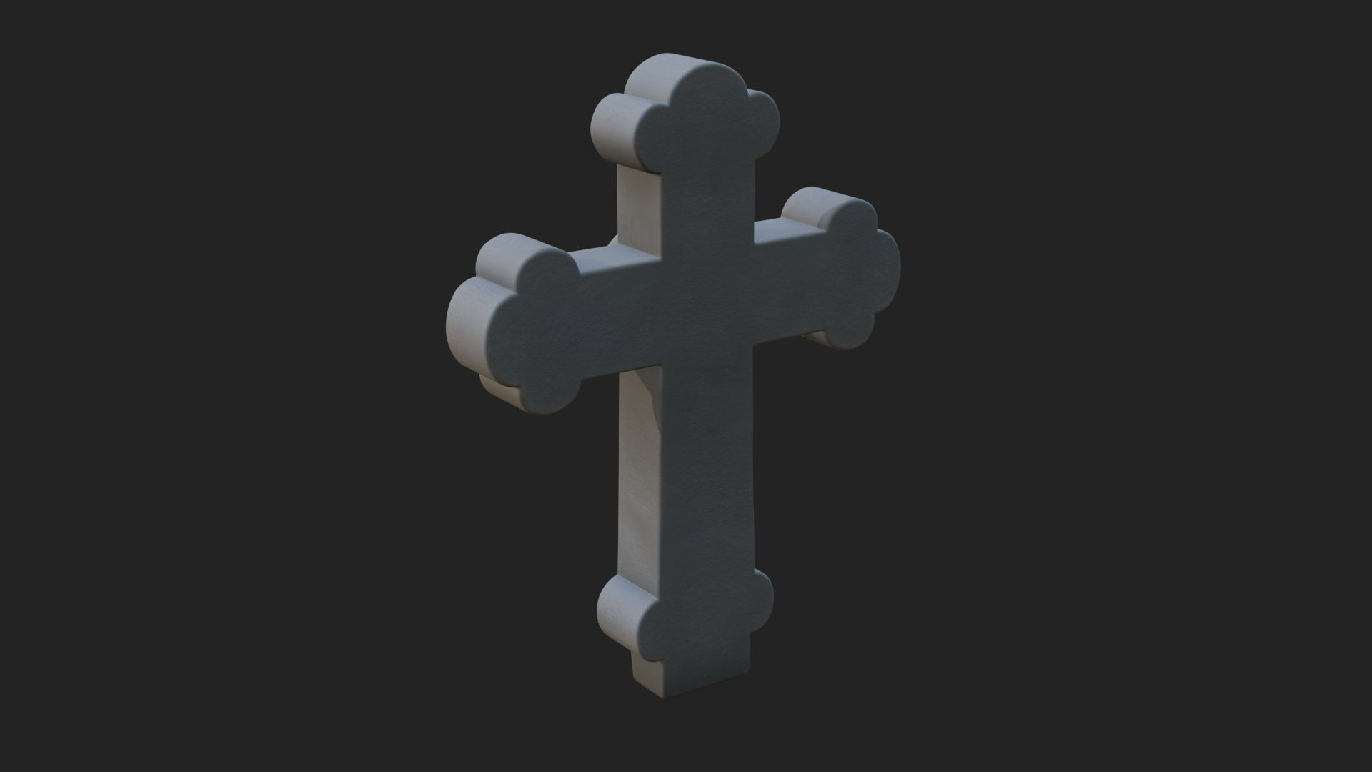 Carved Relief Wall Cross Design 45 3D Print Model 3D Model