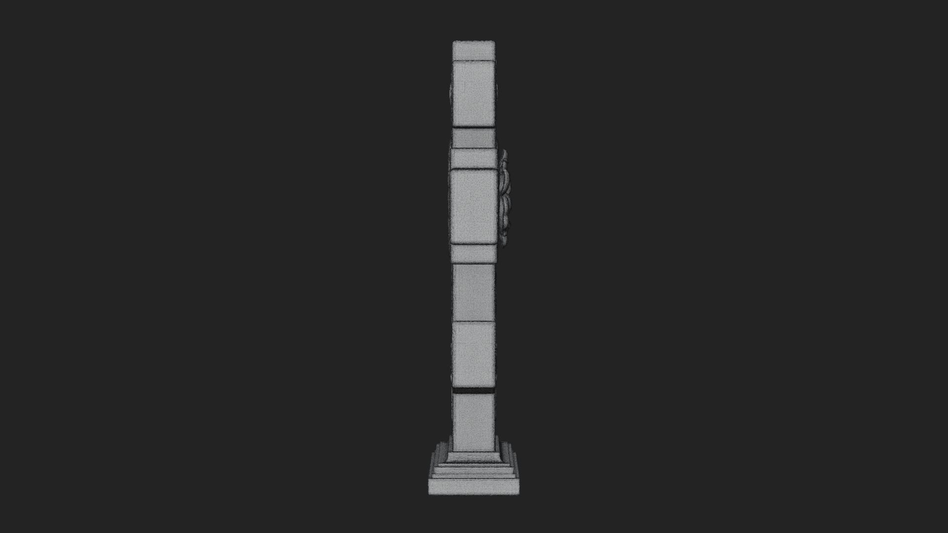 Carved Relief Wall Cross Design 450 3D Print Model 3D Model