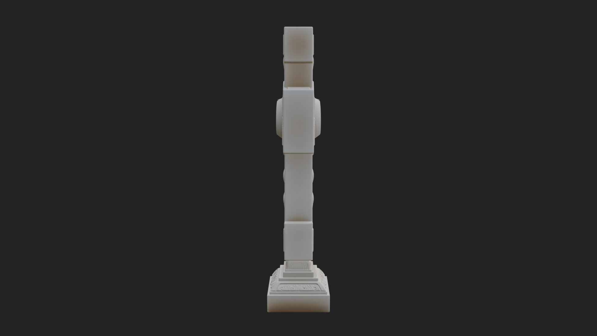 Carved Relief Wall Cross Design 453 3D Print Model 3D Model