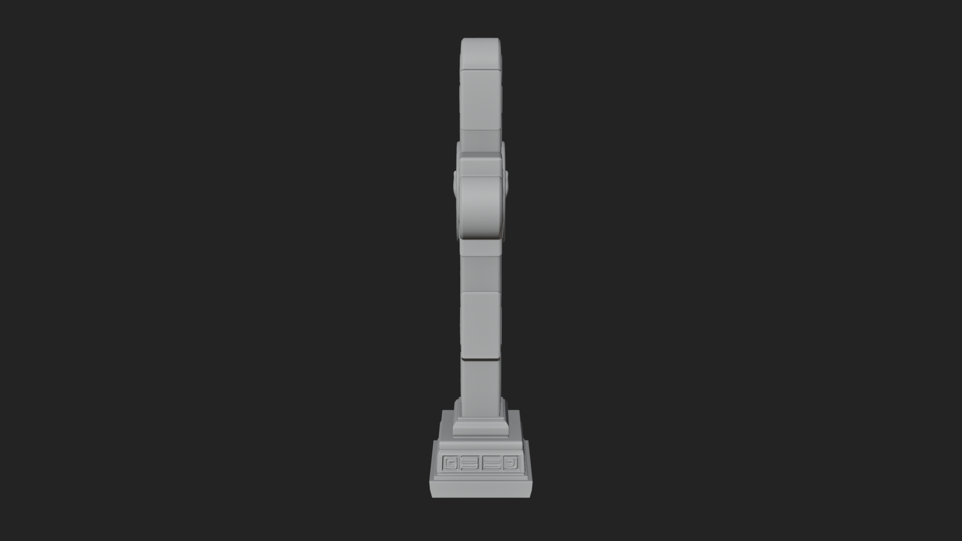 Carved Relief Wall Cross Design 456 3D Print Model 3D Model