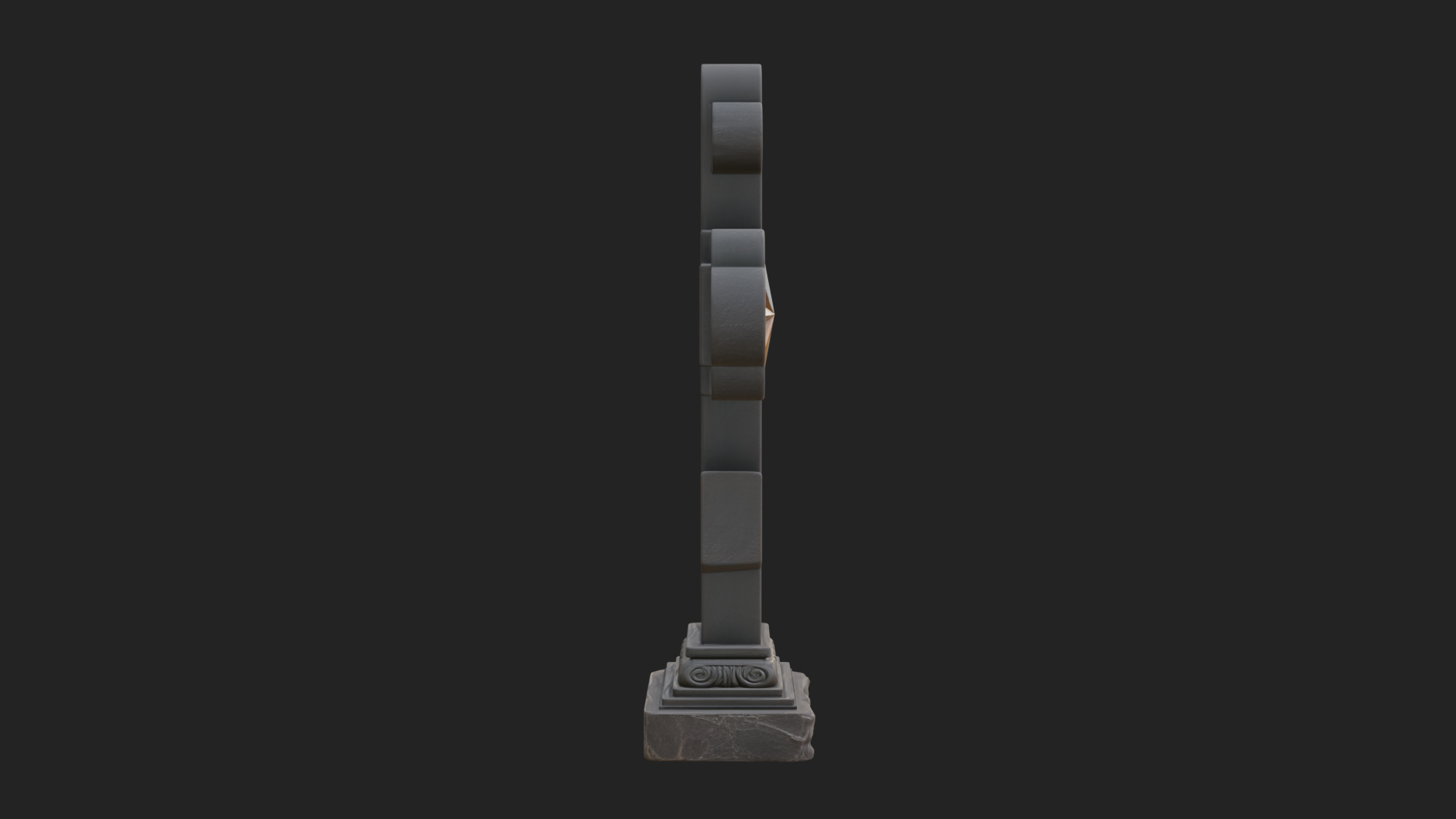 Carved Relief Wall Cross Design 457 3D Print Model 3D Model