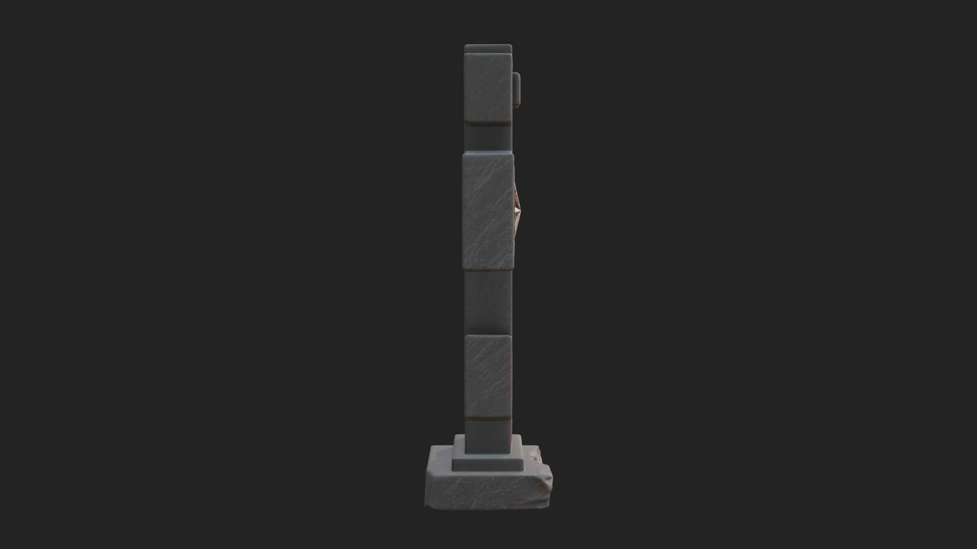 Carved Relief Wall Cross Design 458 3D Print Model 3D Model