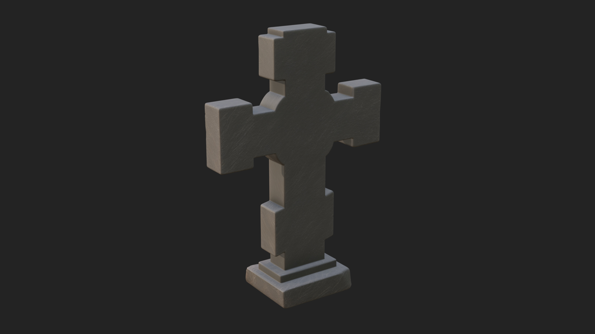 Carved Relief Wall Cross Design 458 3D Print Model 3D Model