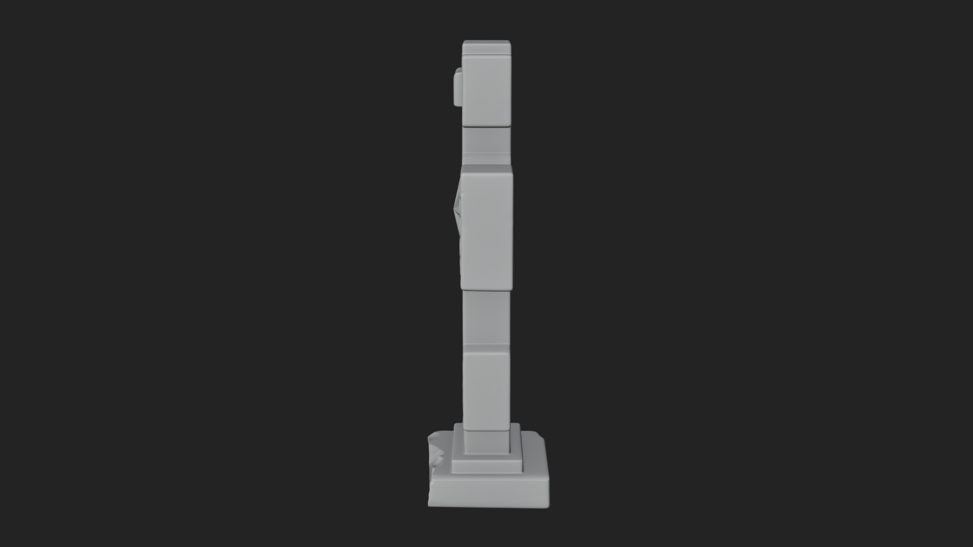 Carved Relief Wall Cross Design 458 3D Print Model 3D Model