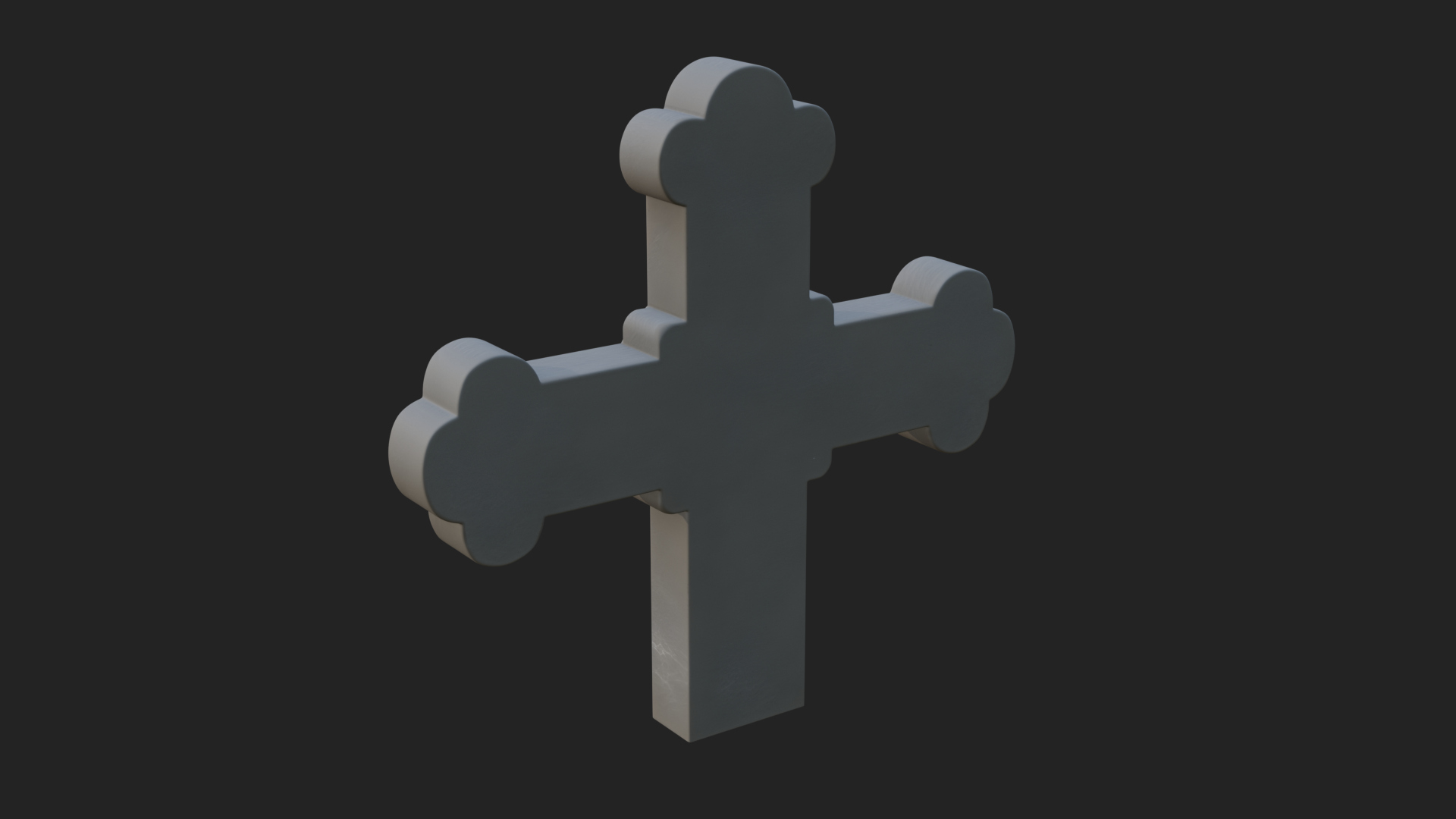 Carved Relief Wall Cross Design 46 3D Print Model 3D Model