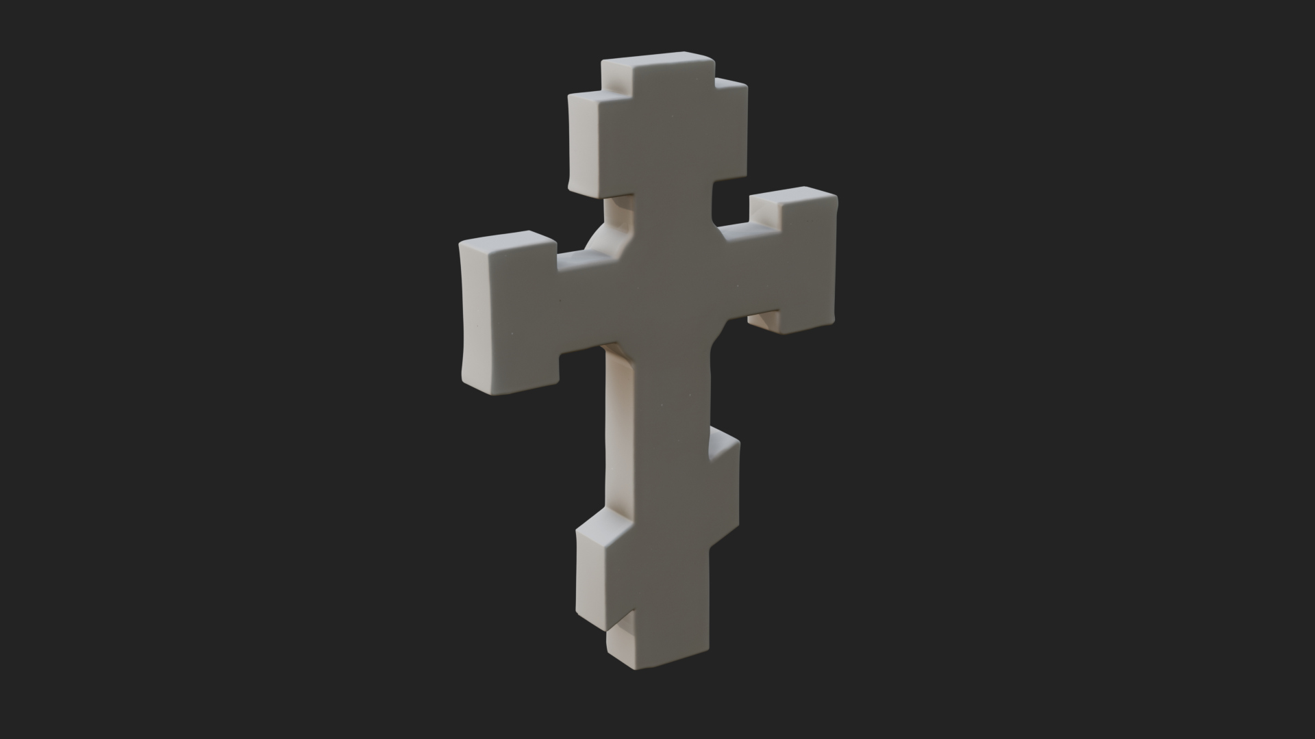 Carved Relief Wall Cross Design 462 3D Print Model 3D Model
