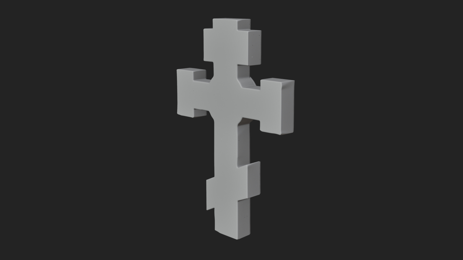 Carved Relief Wall Cross Design 462 3D Print Model 3D Model