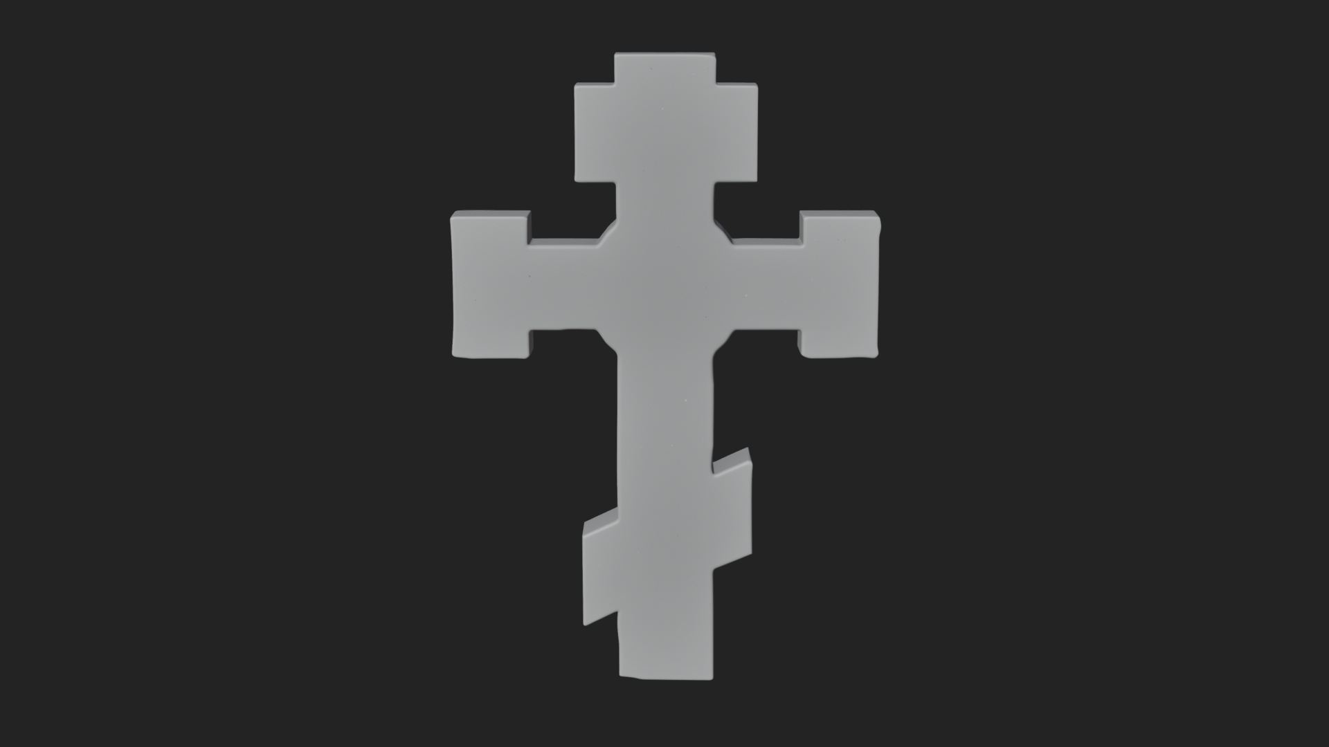 Carved Relief Wall Cross Design 462 3D Print Model 3D Model