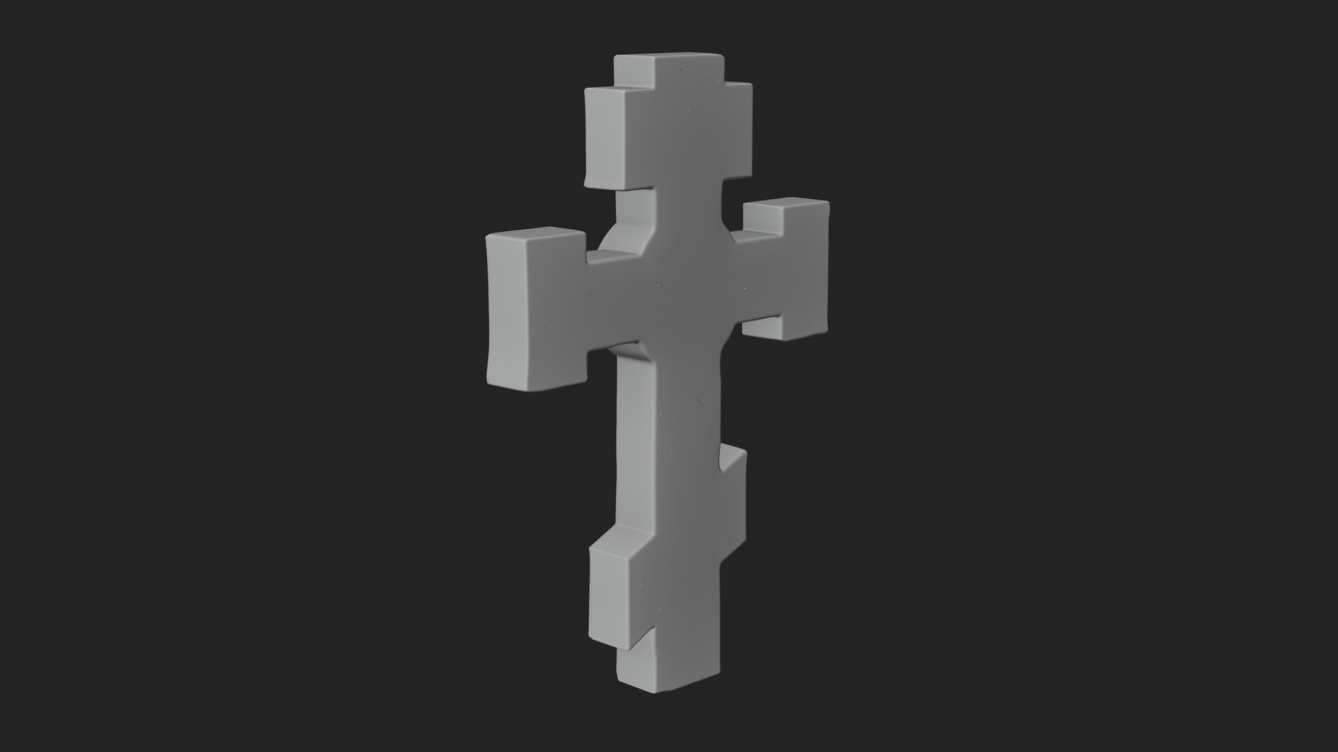Carved Relief Wall Cross Design 462 3D Print Model 3D Model