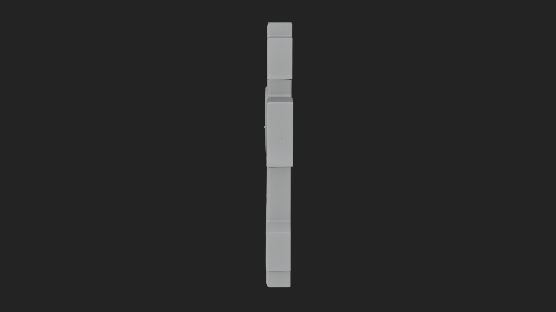 Carved Relief Wall Cross Design 462 3D Print Model 3D Model