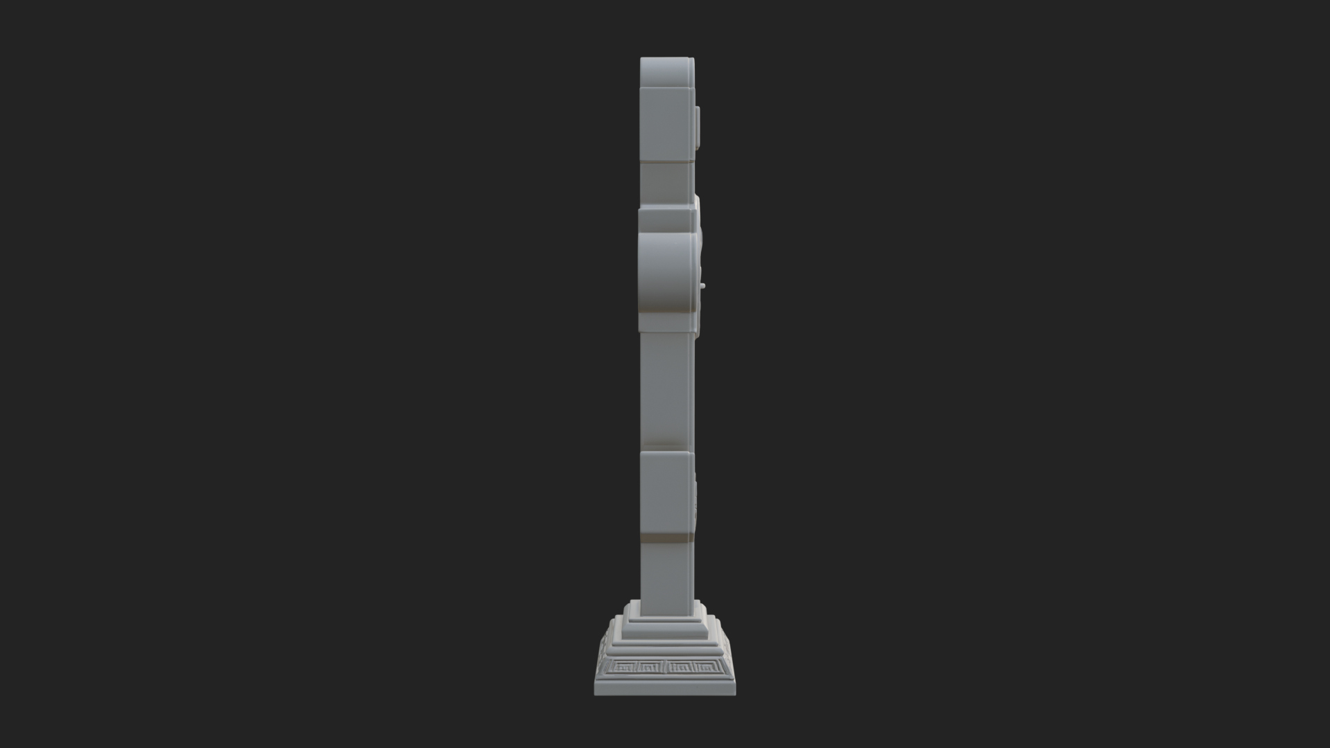 Carved Relief Wall Cross Design 463 3D Print Model 3D Model