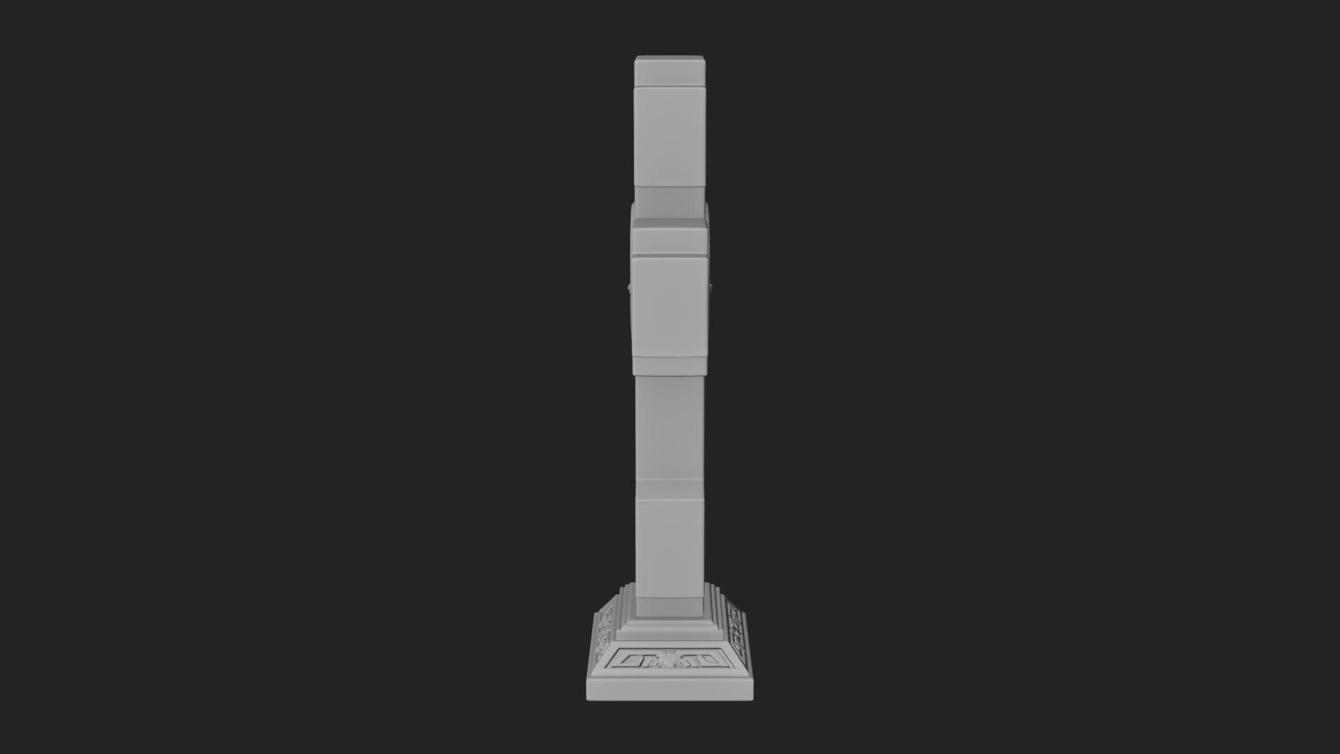 Carved Relief Wall Cross Design 464 3D Print Model 3D Model