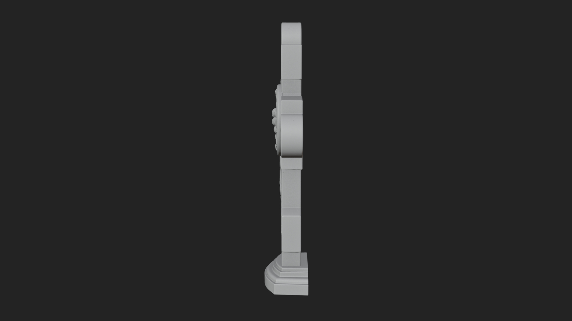 Carved Relief Wall Cross Design 465 3D Print Model 3D Model