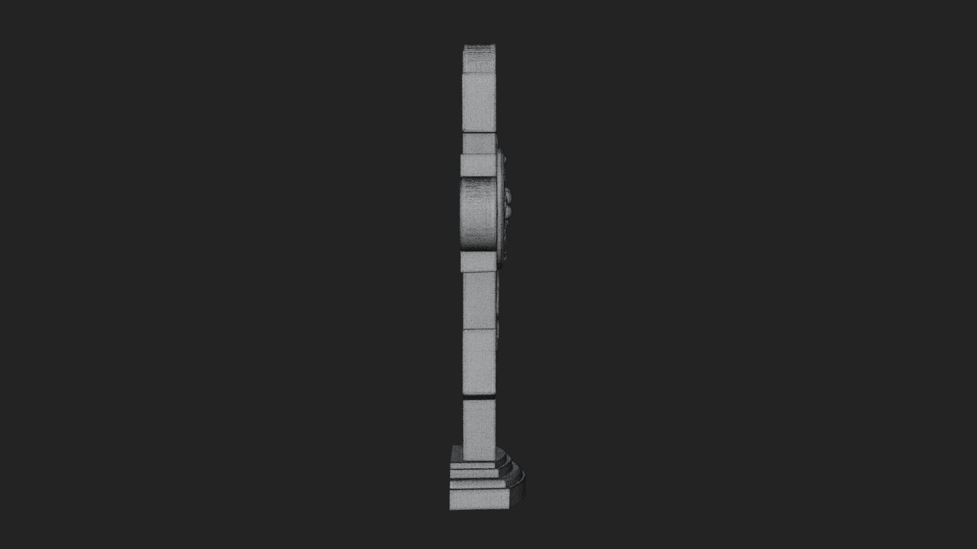 Carved Relief Wall Cross Design 465 3D Print Model 3D Model