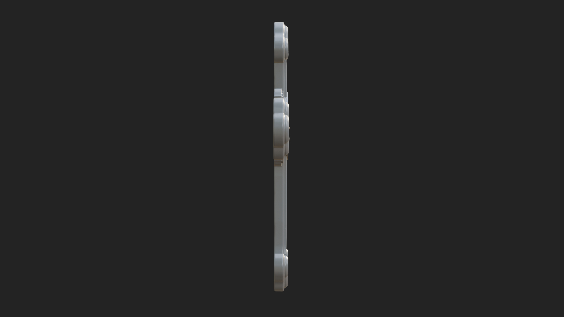 Carved Relief Wall Cross Design 47 3D Print Model 3D Model