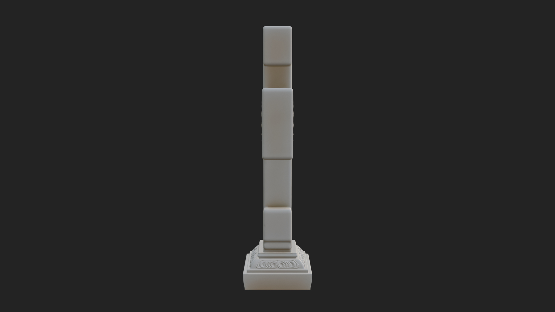 Carved Relief Wall Cross Design 471 3D Print Model 3D Model